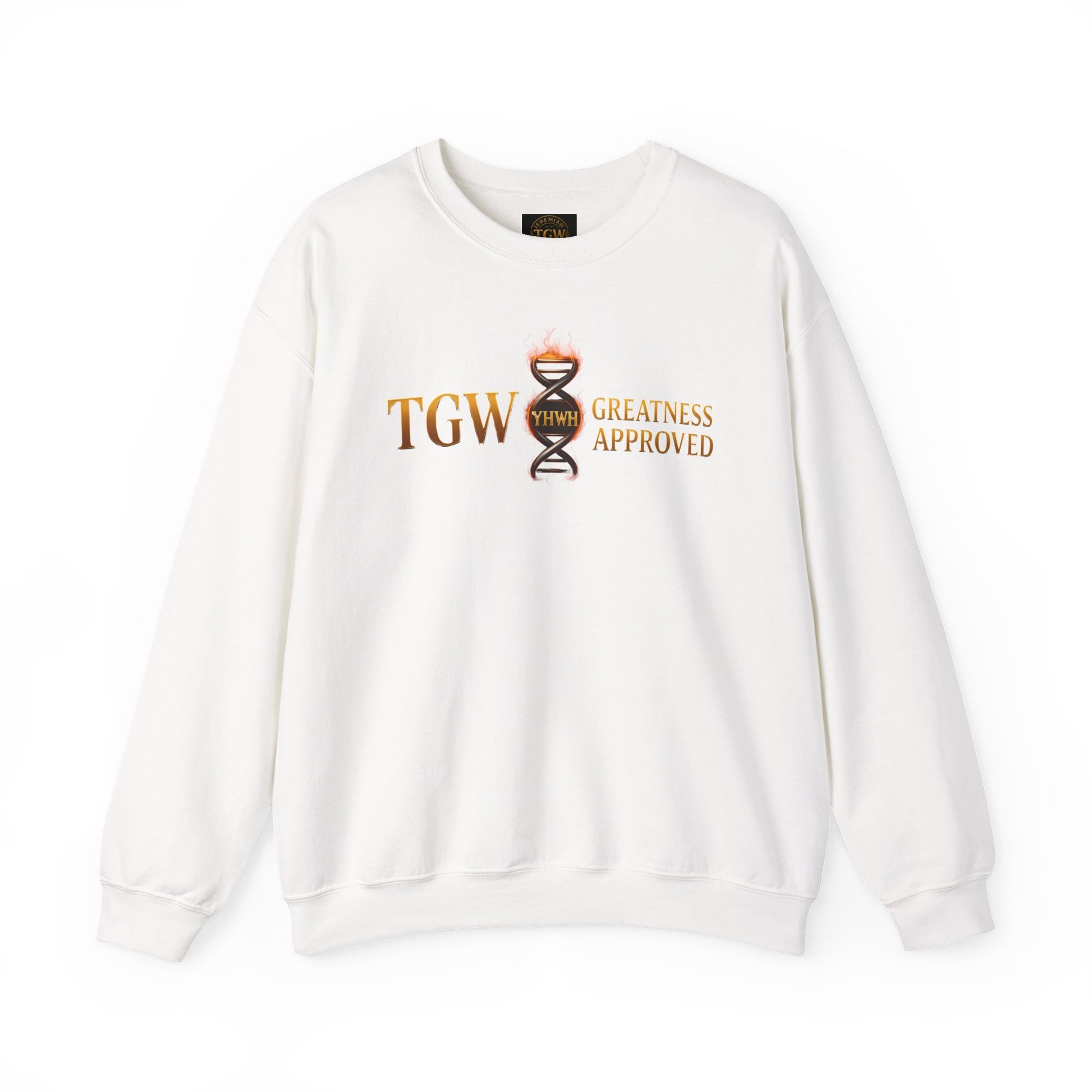 Greatness Approved Sweatshirt, Cozy Sweatshirt, Inspirational Crew neck, Gift for Dreamers, Winter Essentials, Motivational Apparel