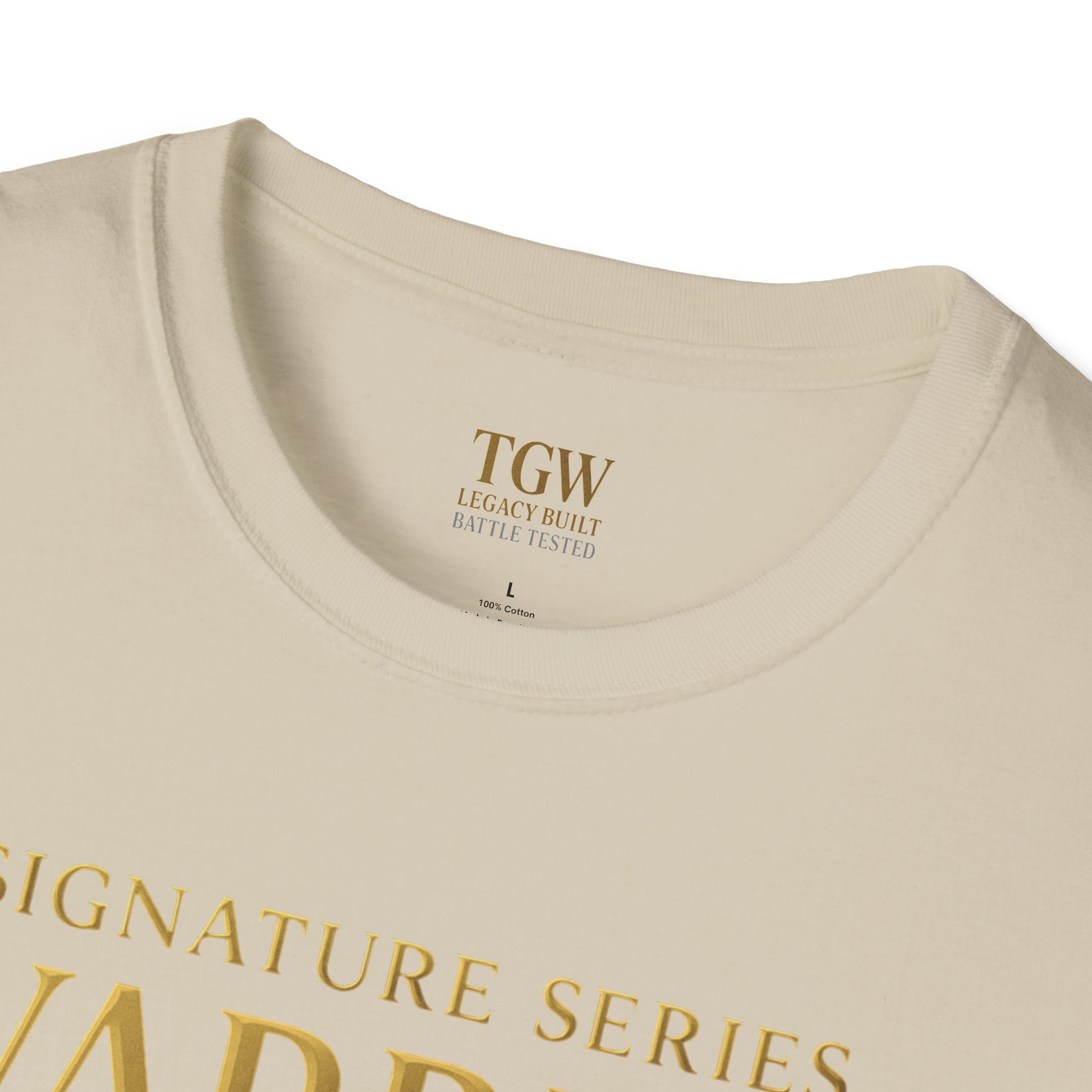 Warrior Gold Unisex Softstyle T-Shirt, Comfortable Tee, Motivational Apparel, Gift for Warriors, Casual Wear, Affirmation Shirt