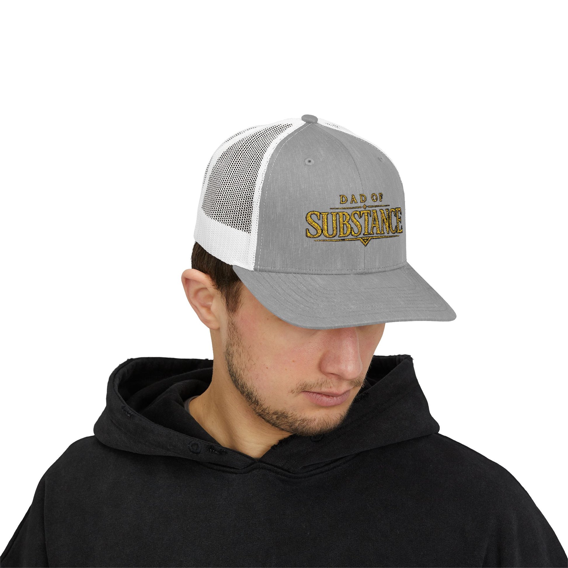 TGW COLLECTION TM - Dad of Substance Snapback Trucker Cap