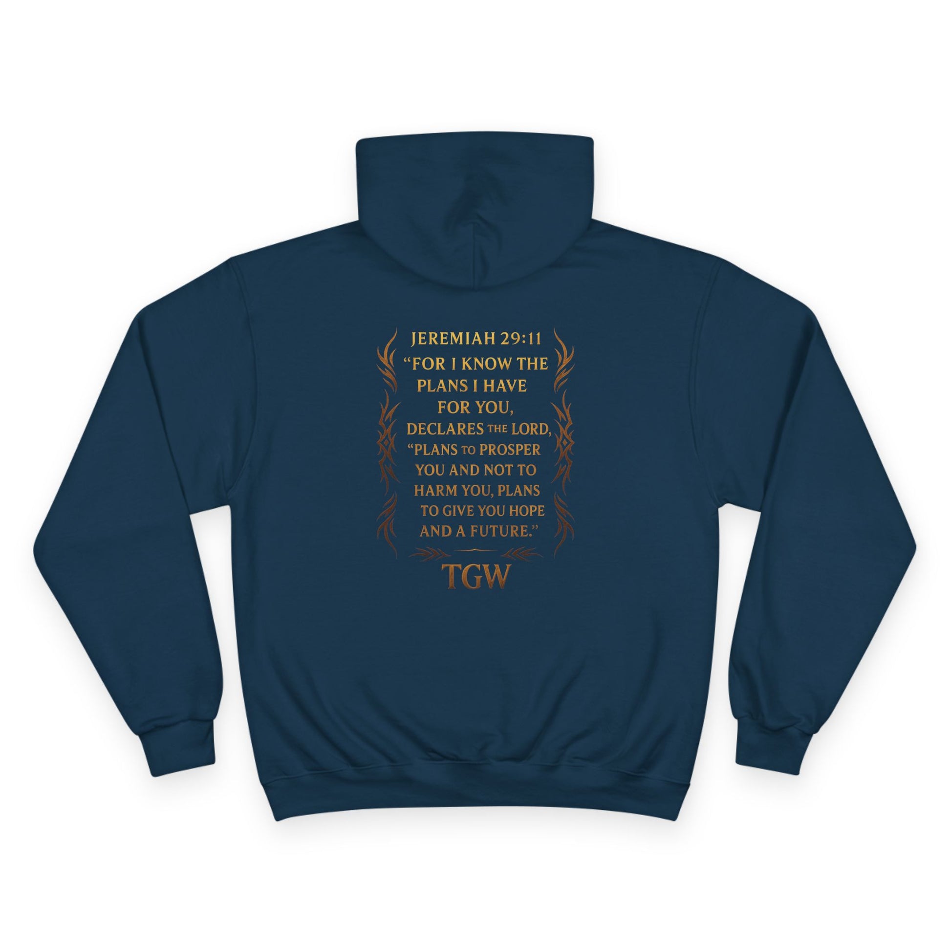 Inspirational Champion Hoodie - Faithful Message, Cozy Style, Religious Gift, Casual Wear, Christian Apparel
