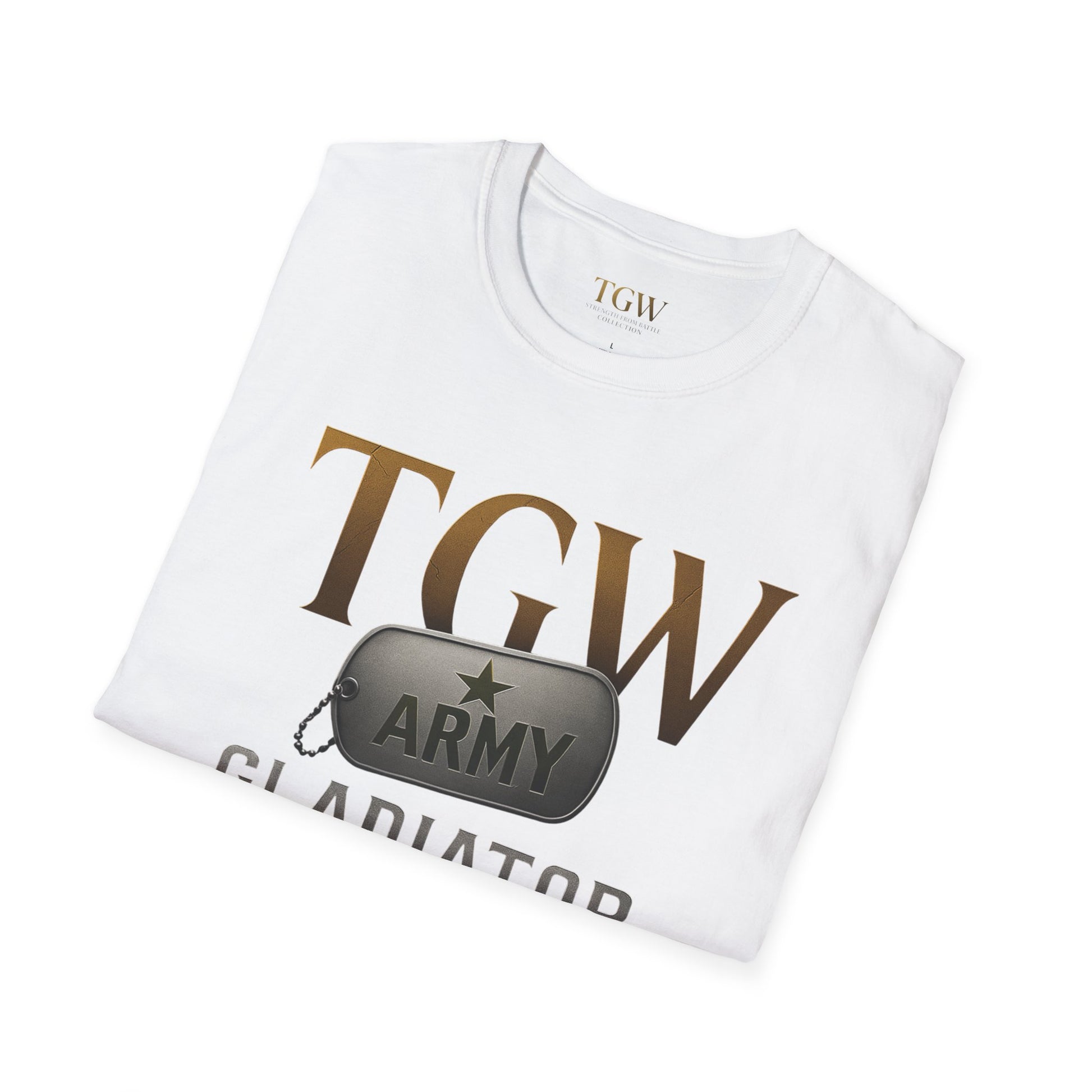 Gladiator Within T-Shirt, Unisex Army Tee, Motivational Gift, Fitness Apparel, Casual Wear, Workout Top, Inspirational Shirt