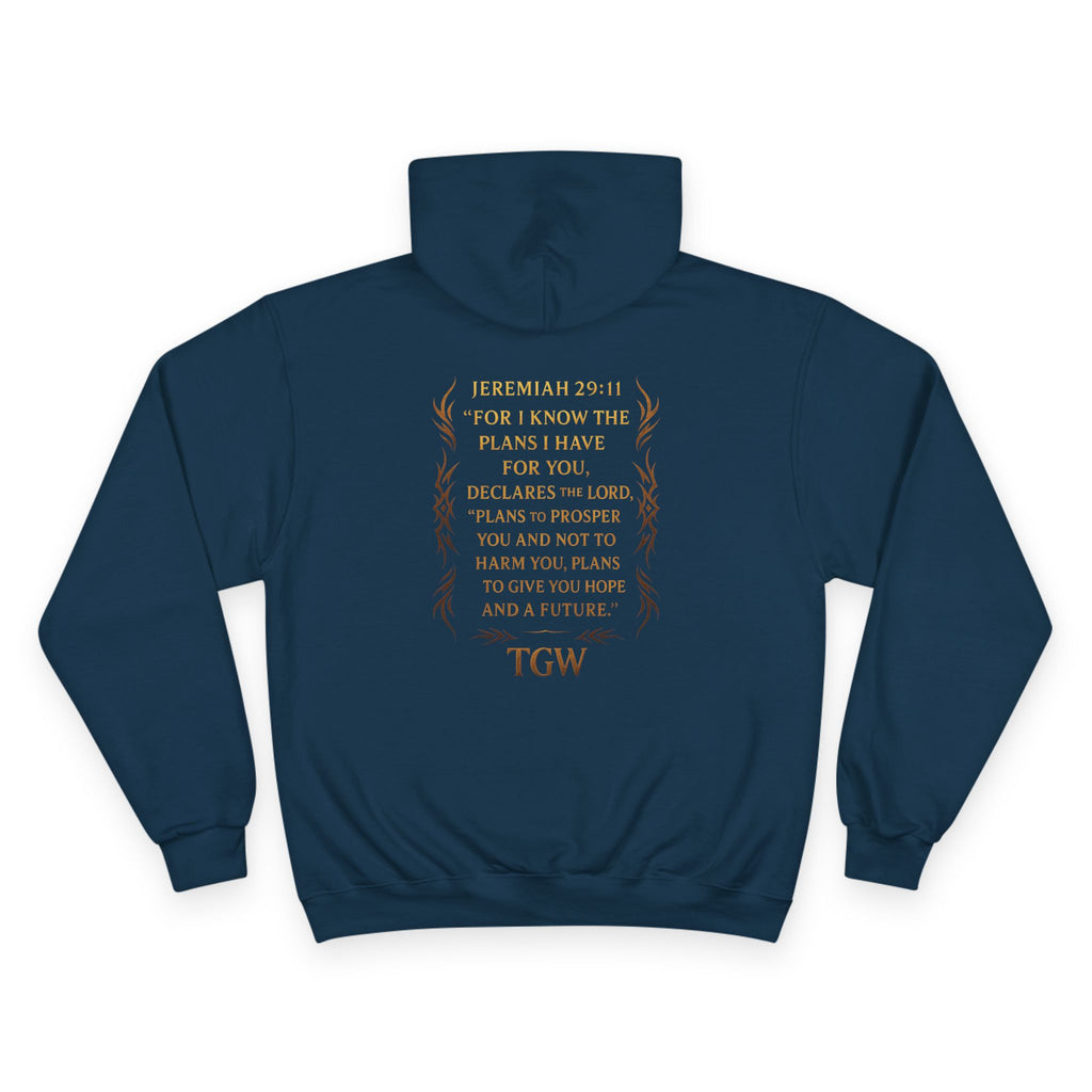 Inspirational Champion Hoodie - Faithful Message, Cozy Style, Religious Gift, Casual Wear, Christian Apparel