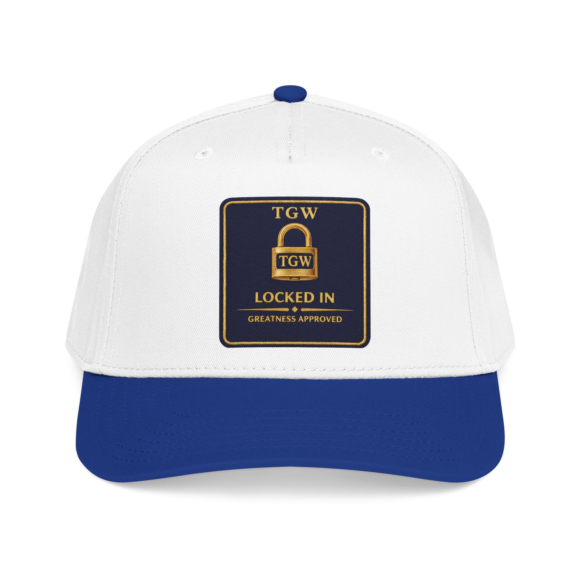 TGW “LOCKED IN” — Greatness Approved   Mid Profile Baseball Cap