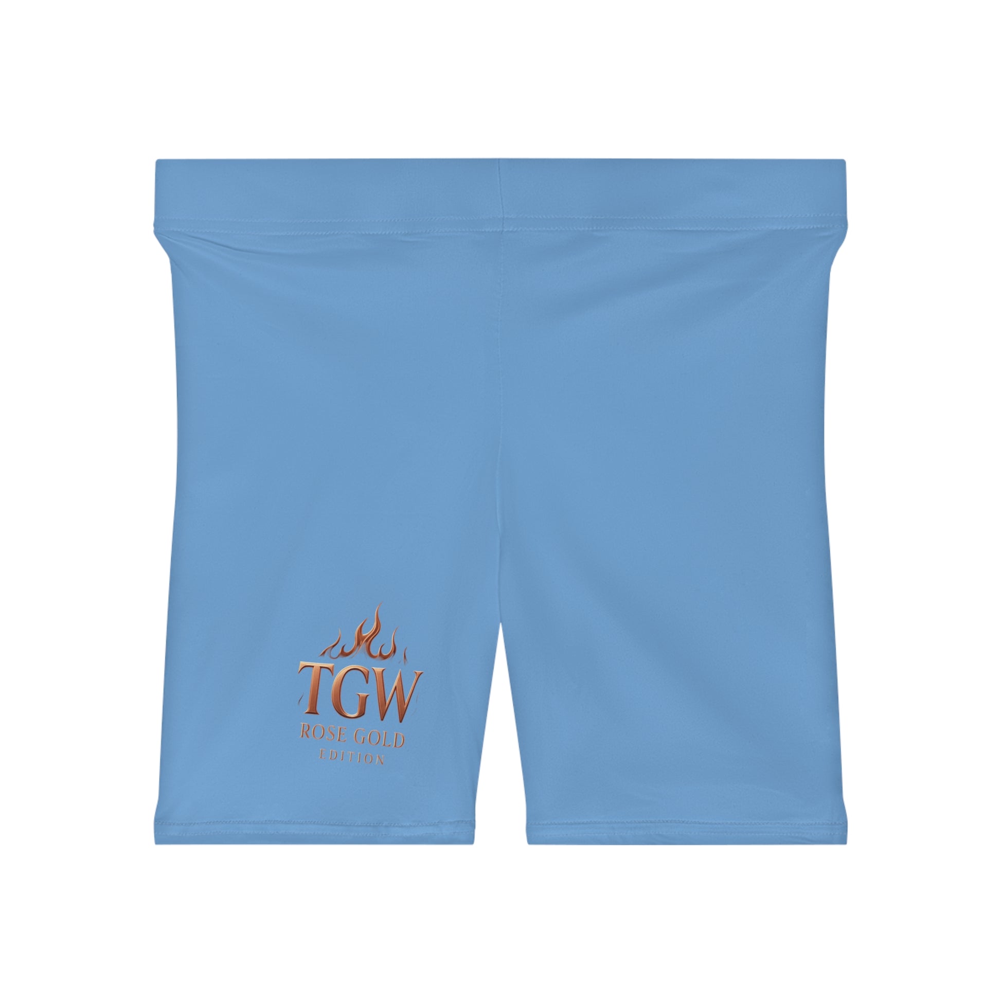 TGW Rose Gold Flame Logo Women's Biker Shorts