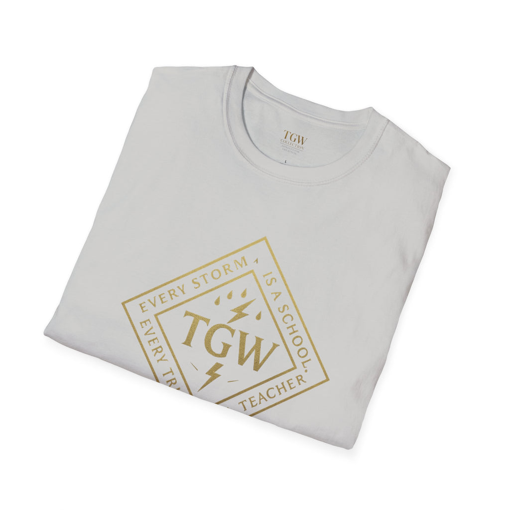 Graphic Tee with Lightning Design - Casual Trendy T-Shirt for Everyday Wear, Gifts, Occasions, Festivals