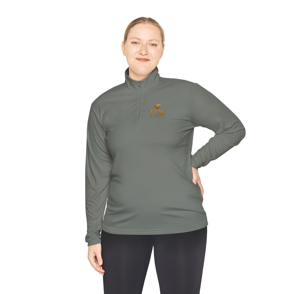 Quarter-Zip Pullover with Custom Design, Perfect for Everyday Wear, Gift for Friends, Cozy Layer for Outdoor Activities