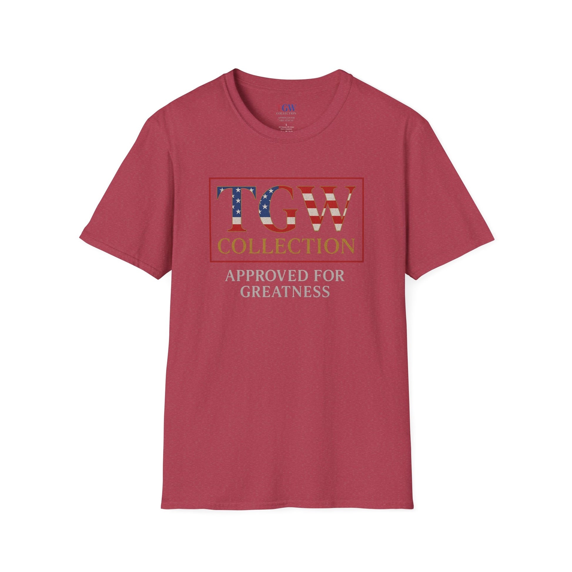 Soft style T-Shirt: TGW Collection, Approved for Greatness - Comfortable Apparel for Everyday, Gifts for Friends, USA Pride