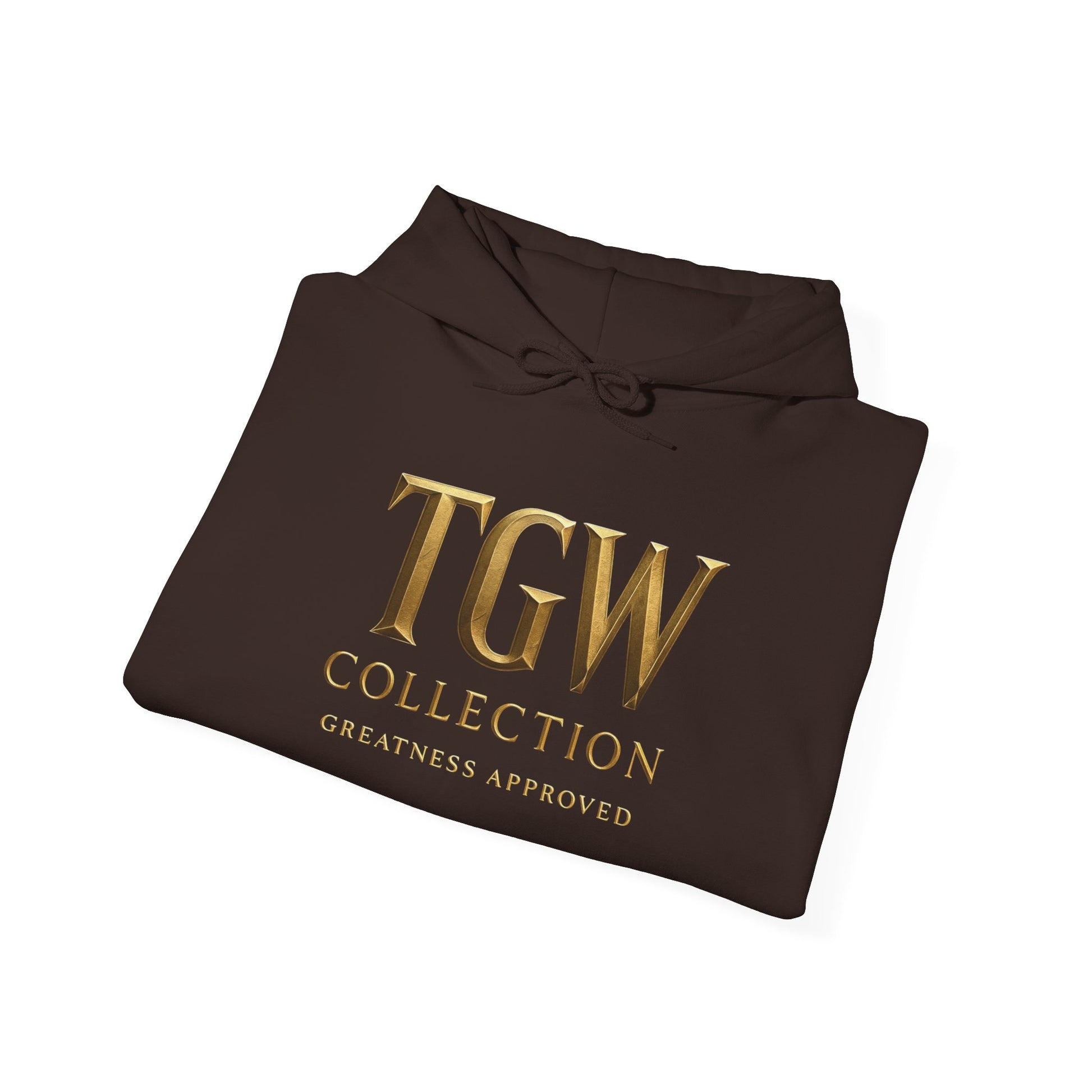 Elegant Gold Graphic Hoodie for Trendy Comfort | Sweatshirt, Cozy Wear, Fashion Gift, Casual Style, TGW Collection