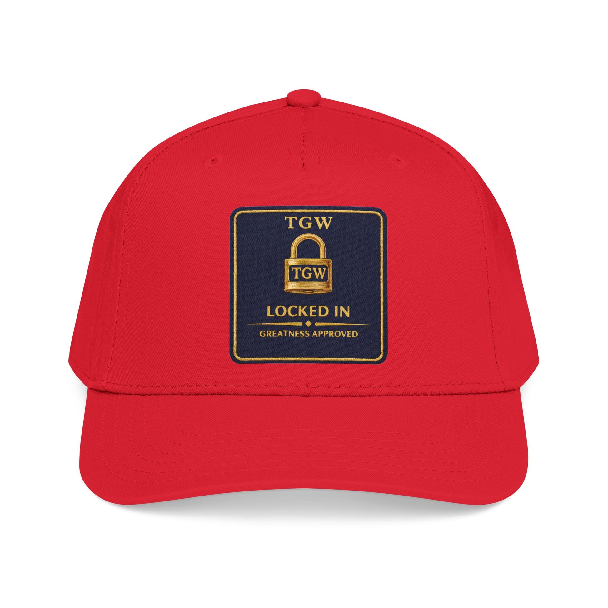 TGW “LOCKED IN” — Greatness Approved   Mid Profile Baseball Cap
