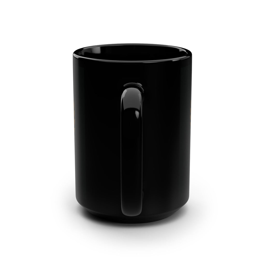 Honor Series Black Mug, 15oz | Personalized Coffee Cup,Home/Office Mug, Unique Design Coffeeware