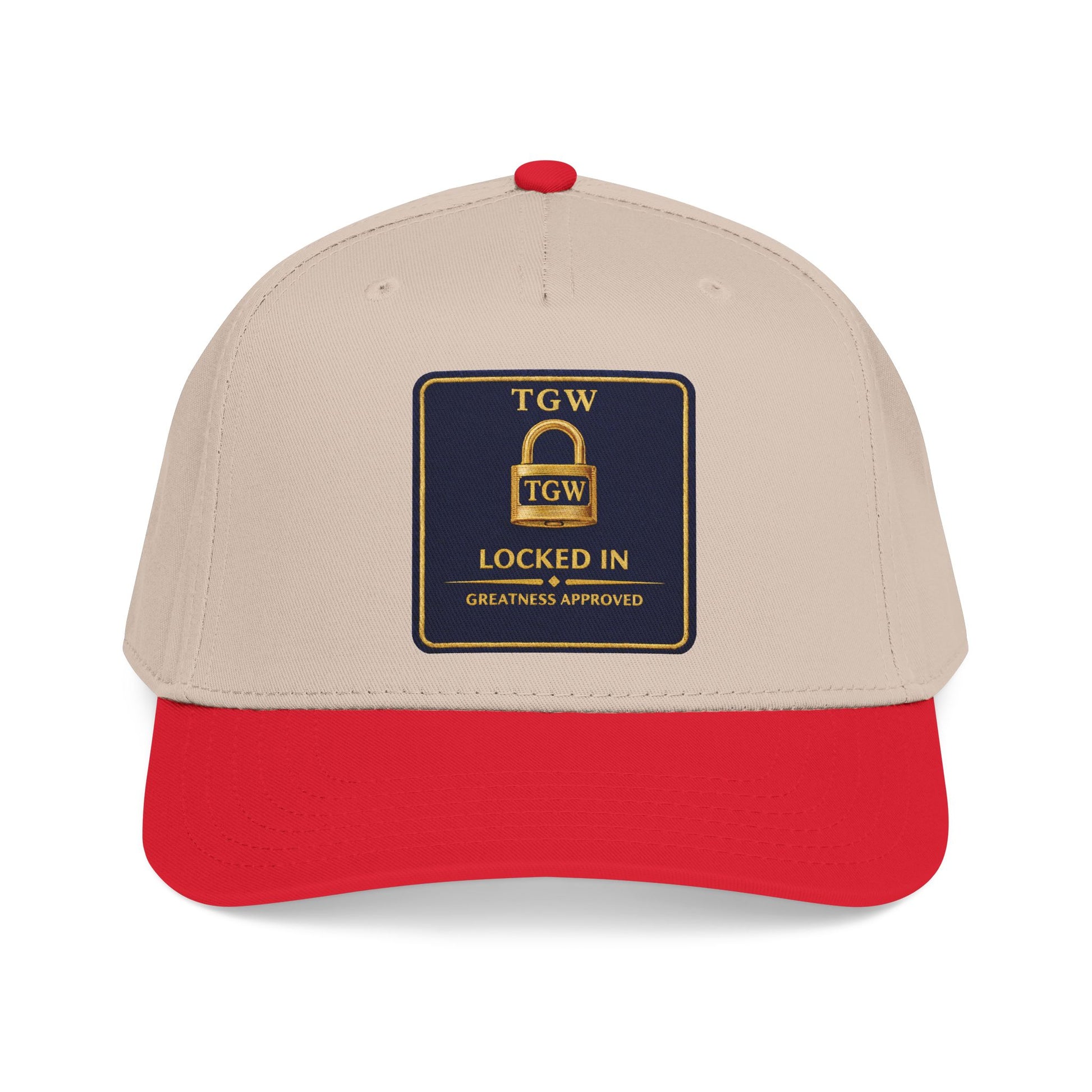 TGW “LOCKED IN” — Greatness Approved   Mid Profile Baseball Cap