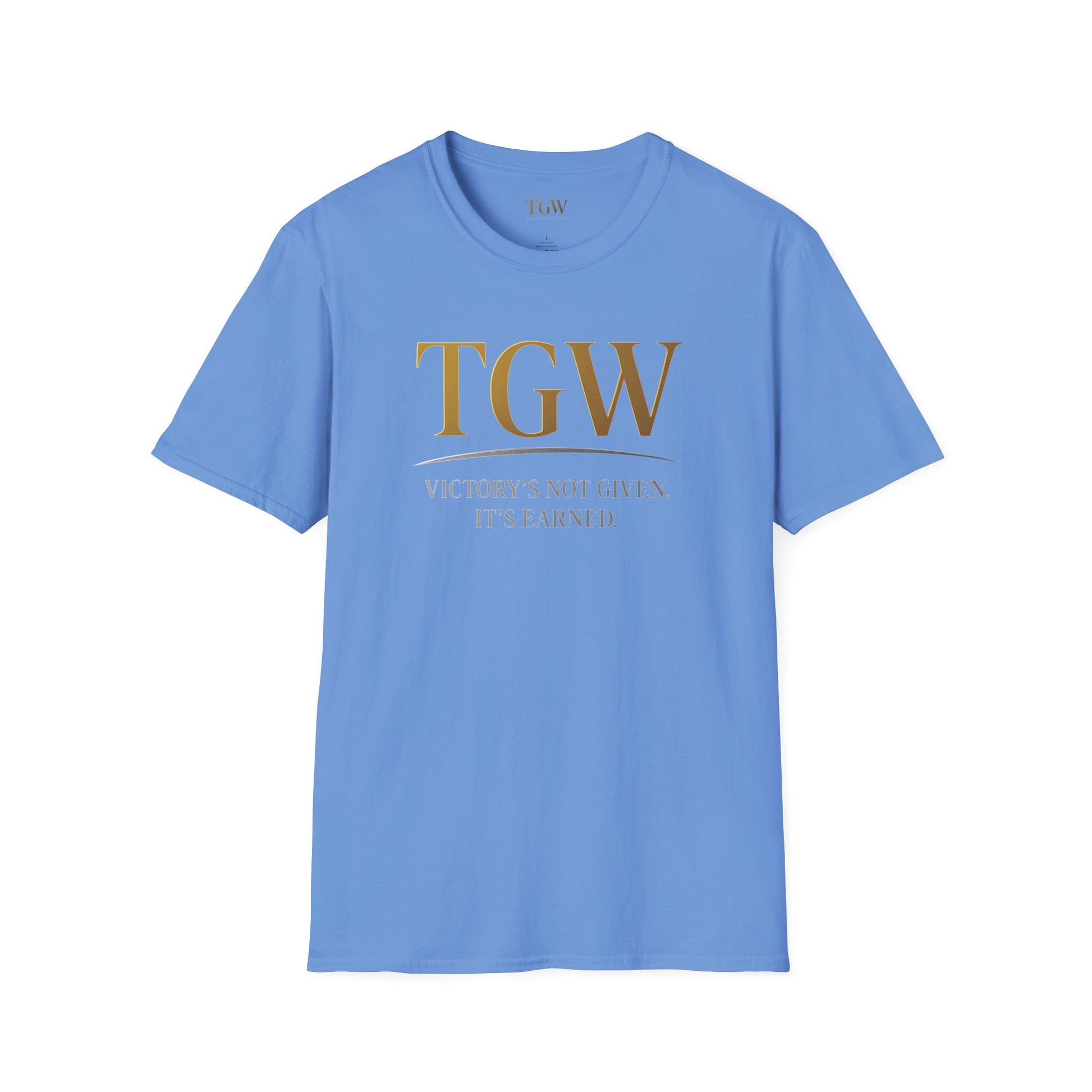 Victory Earned Unisex Softstyle T-Shirt | Motivational Tee, Inspirational Gift, Casual Wear, Empowering Apparel, Everyday Comfort