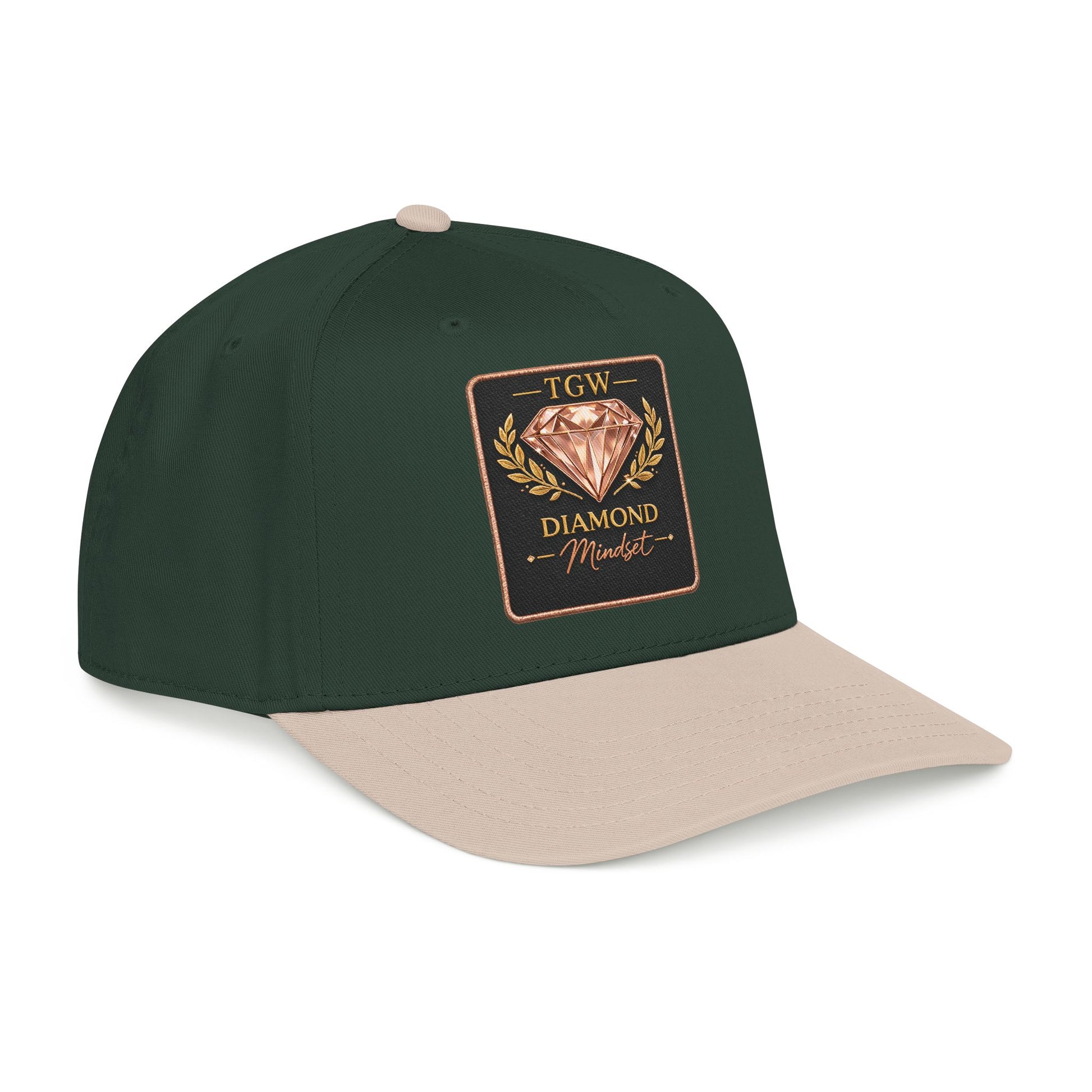 TGW Diamond Mindset Cap "Built Under Pressure"  Mid Profile Baseball Cap
