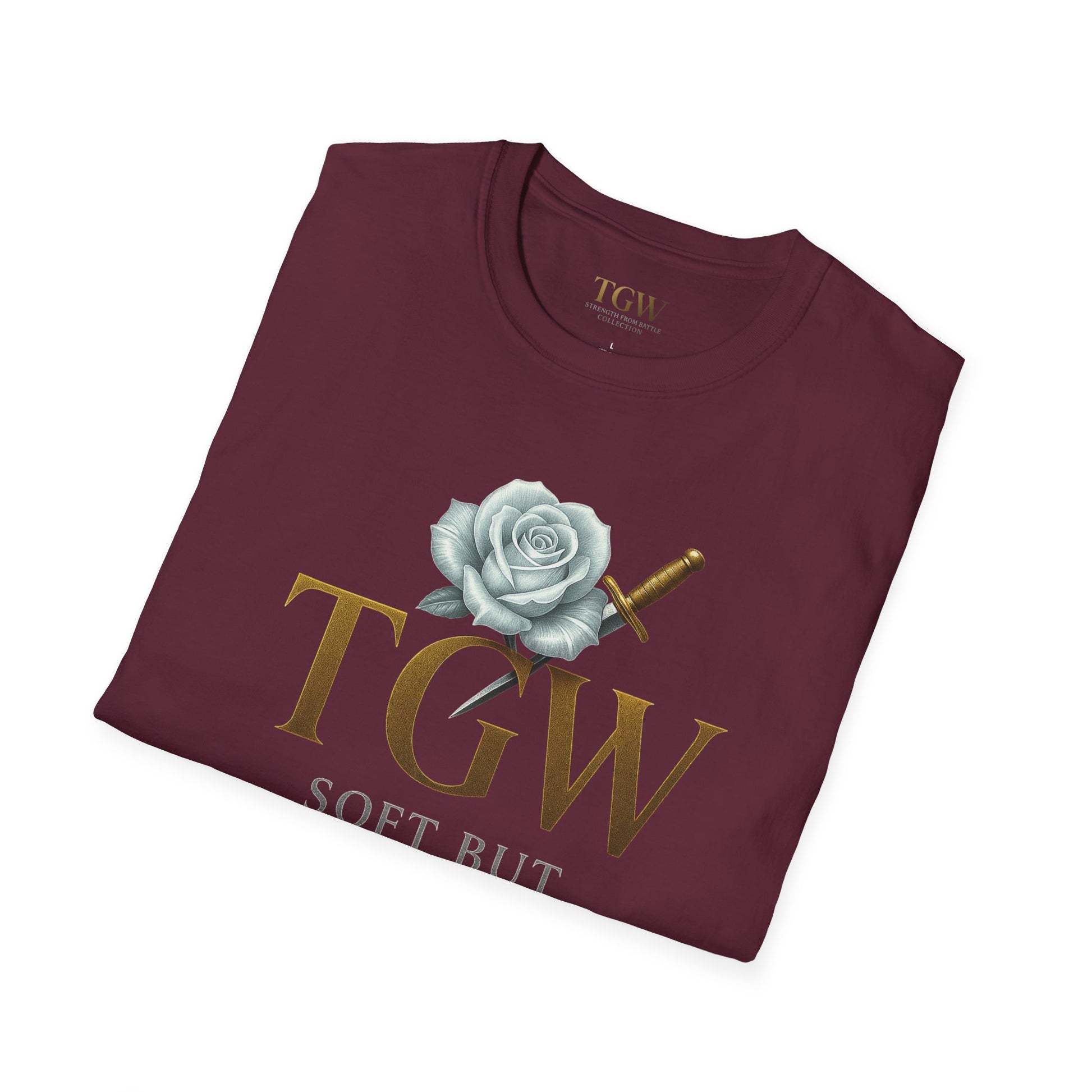 Soft style T-Shirt - Soft but Unbreakable Graphic Tee, Motivational Shirt, Gift for Her, Casual Wear, Inspirational Fashion