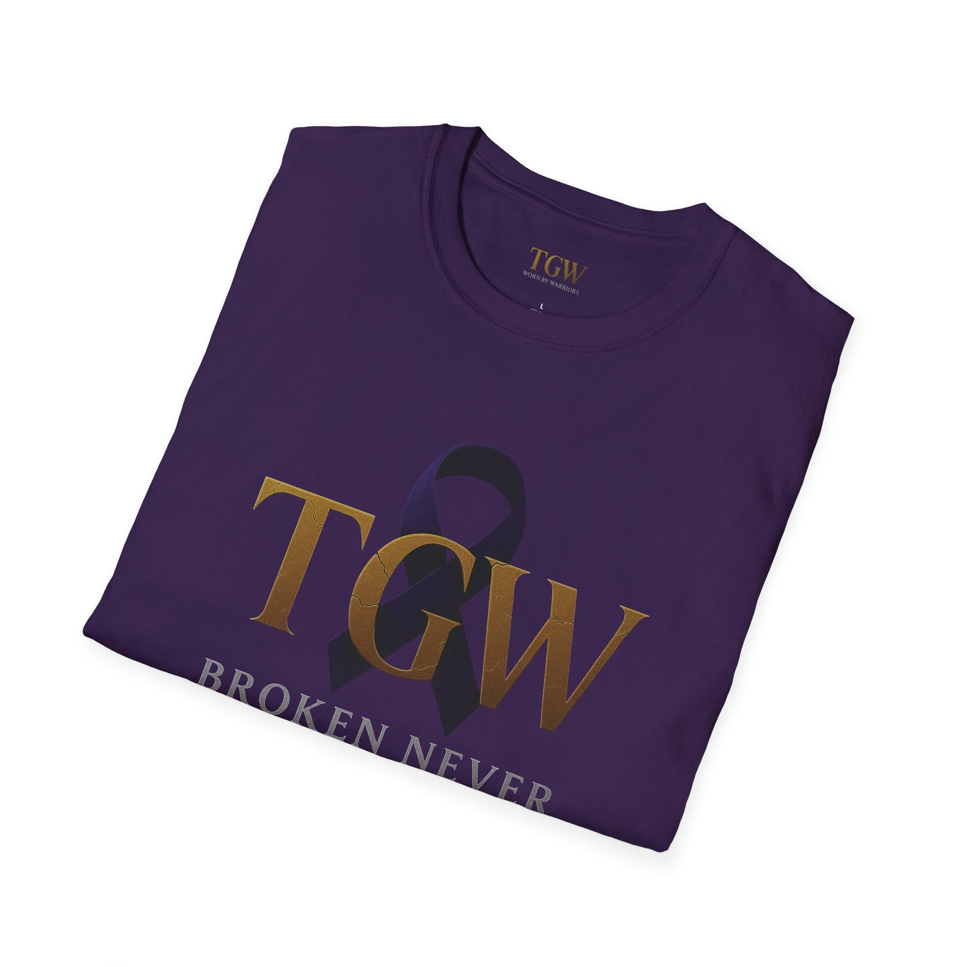 Empowering Unisex Softstyle T-Shirt, Supportive Tee for Awareness, Gift for Cancer Fighters, Casual Wear, Inspirational Shirt