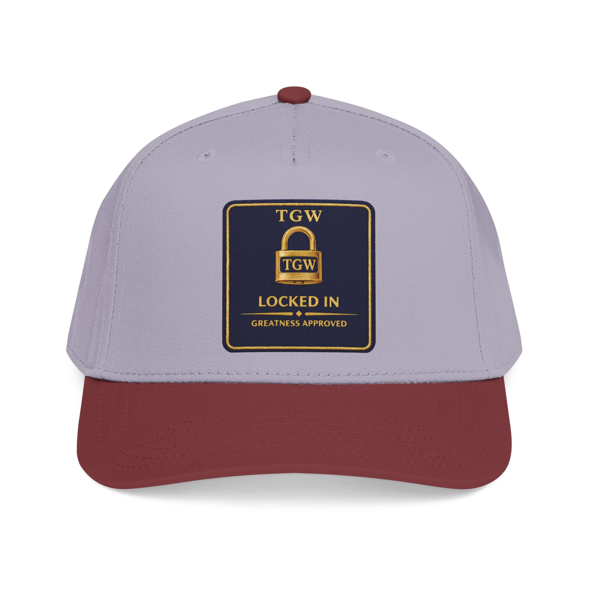TGW “LOCKED IN” — Greatness Approved   Mid Profile Baseball Cap