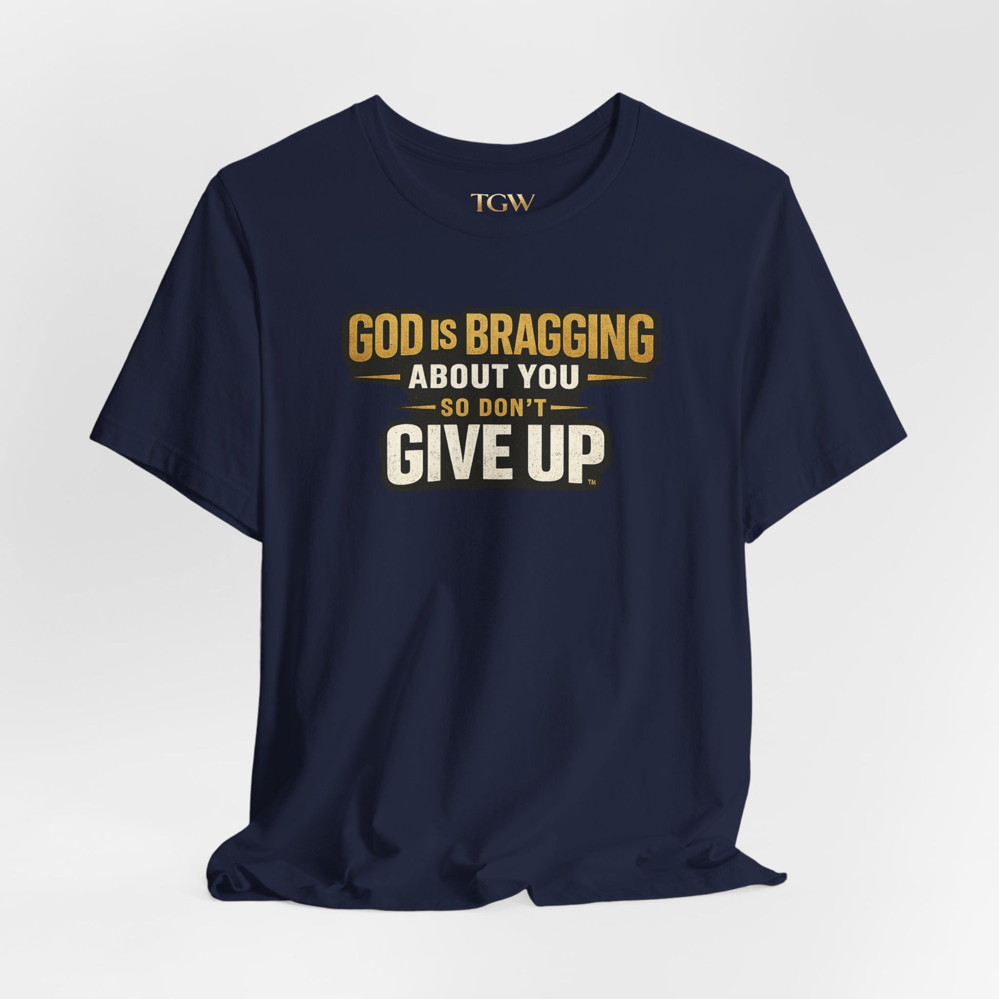 God is Bragging About You - Jersey Short Sleeve Tee