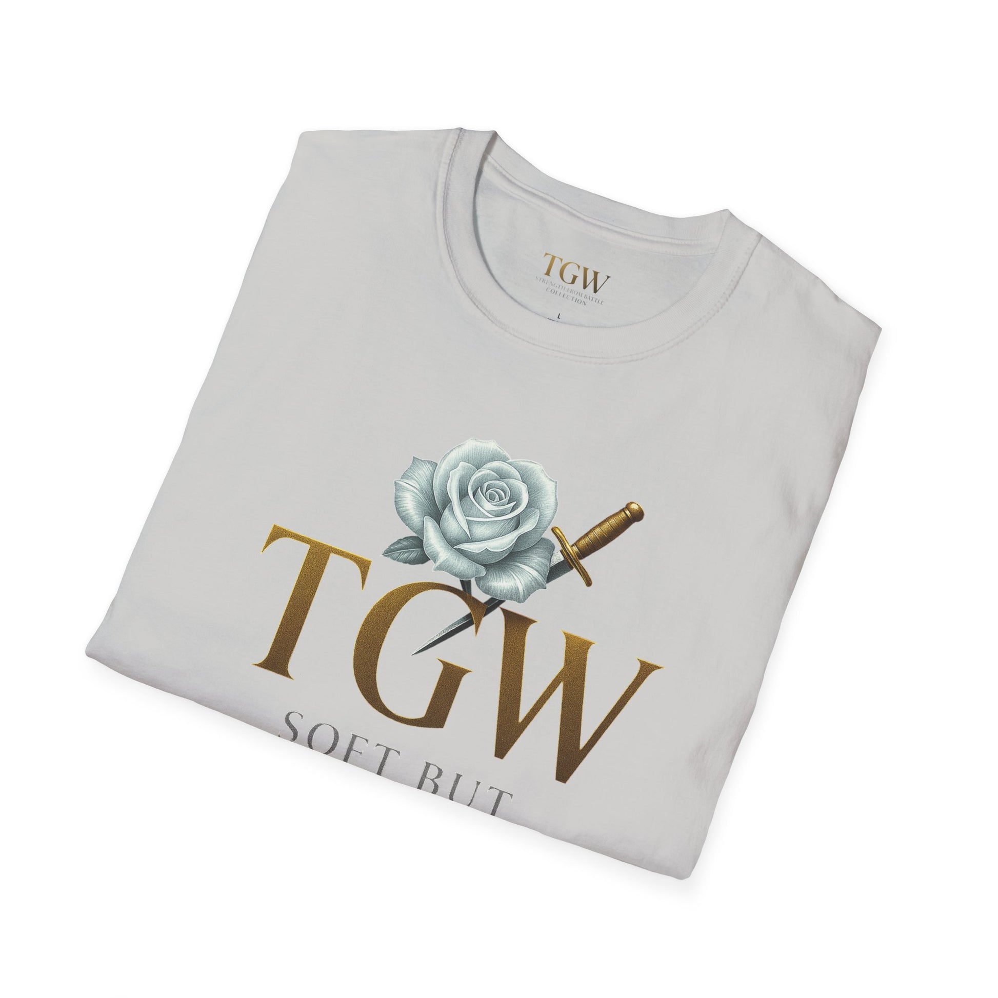 Soft style T-Shirt - Soft but Unbreakable Graphic Tee, Motivational Shirt, Gift for Her, Casual Wear, Inspirational Fashion