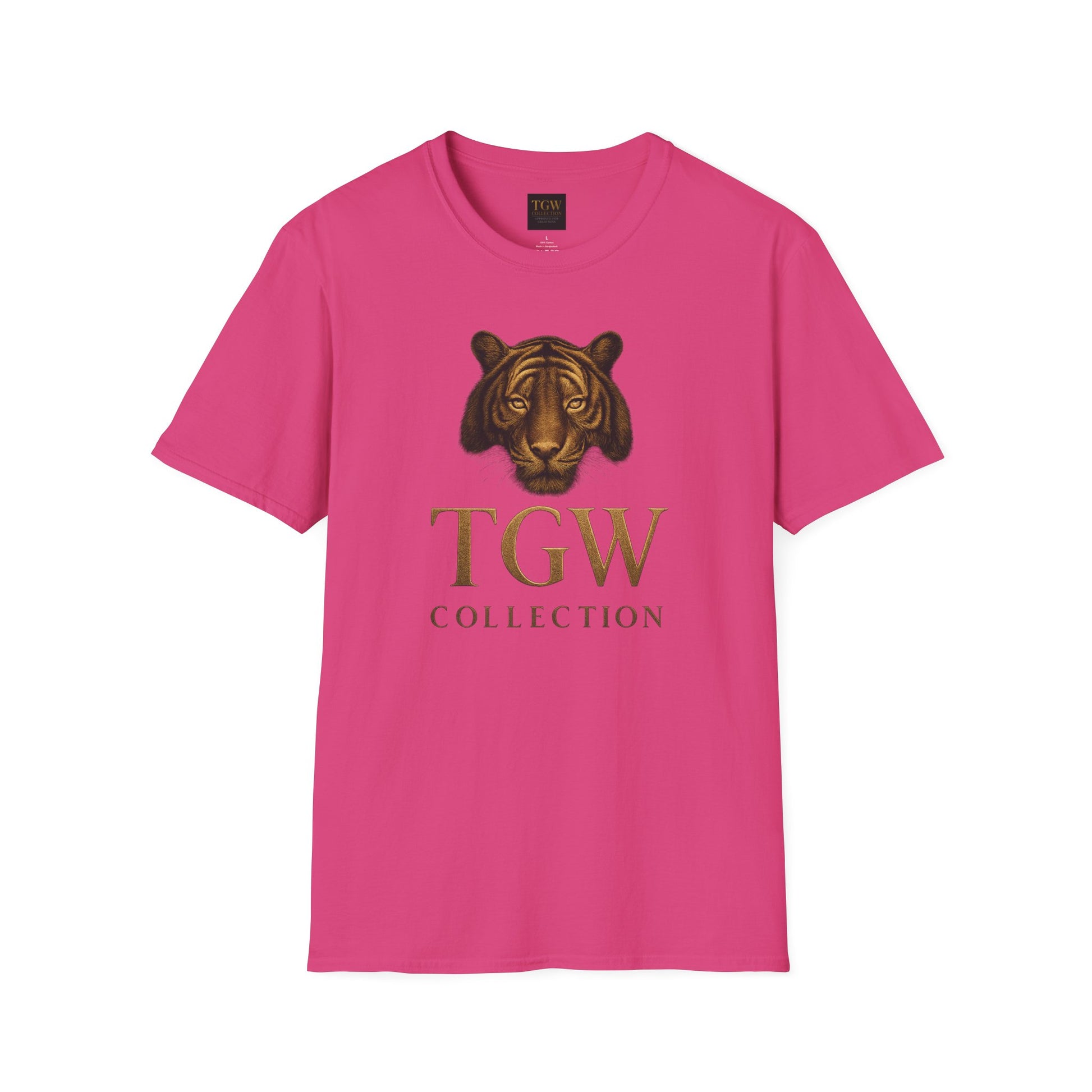 Tiger Head Softstyle T-Shirt | Casual Wear, Wild Animal Tee, Fashion Statement, Unique Design