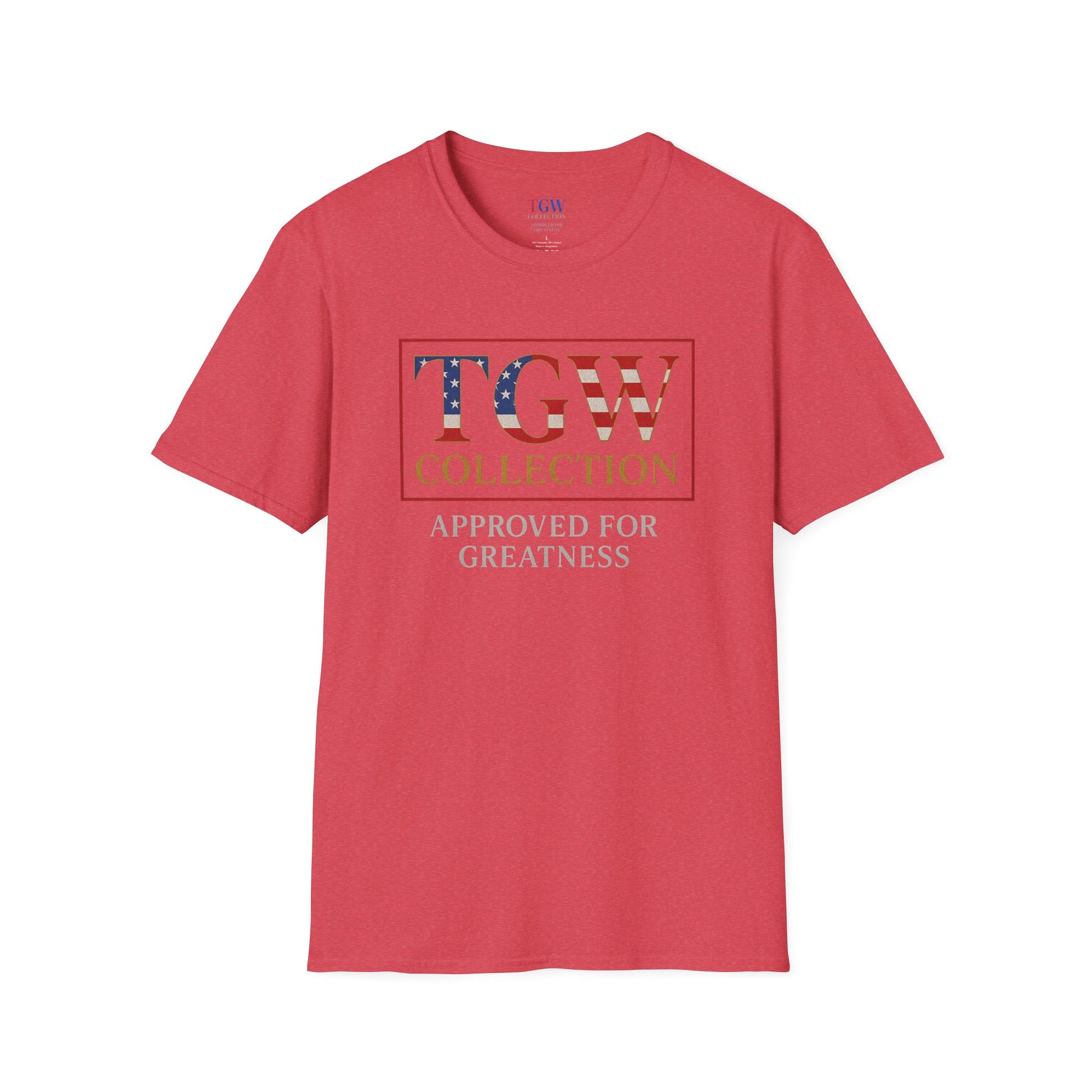Soft style T-Shirt: TGW Collection, Approved for Greatness - Comfortable Apparel for Everyday, Gifts for Friends, USA Pride