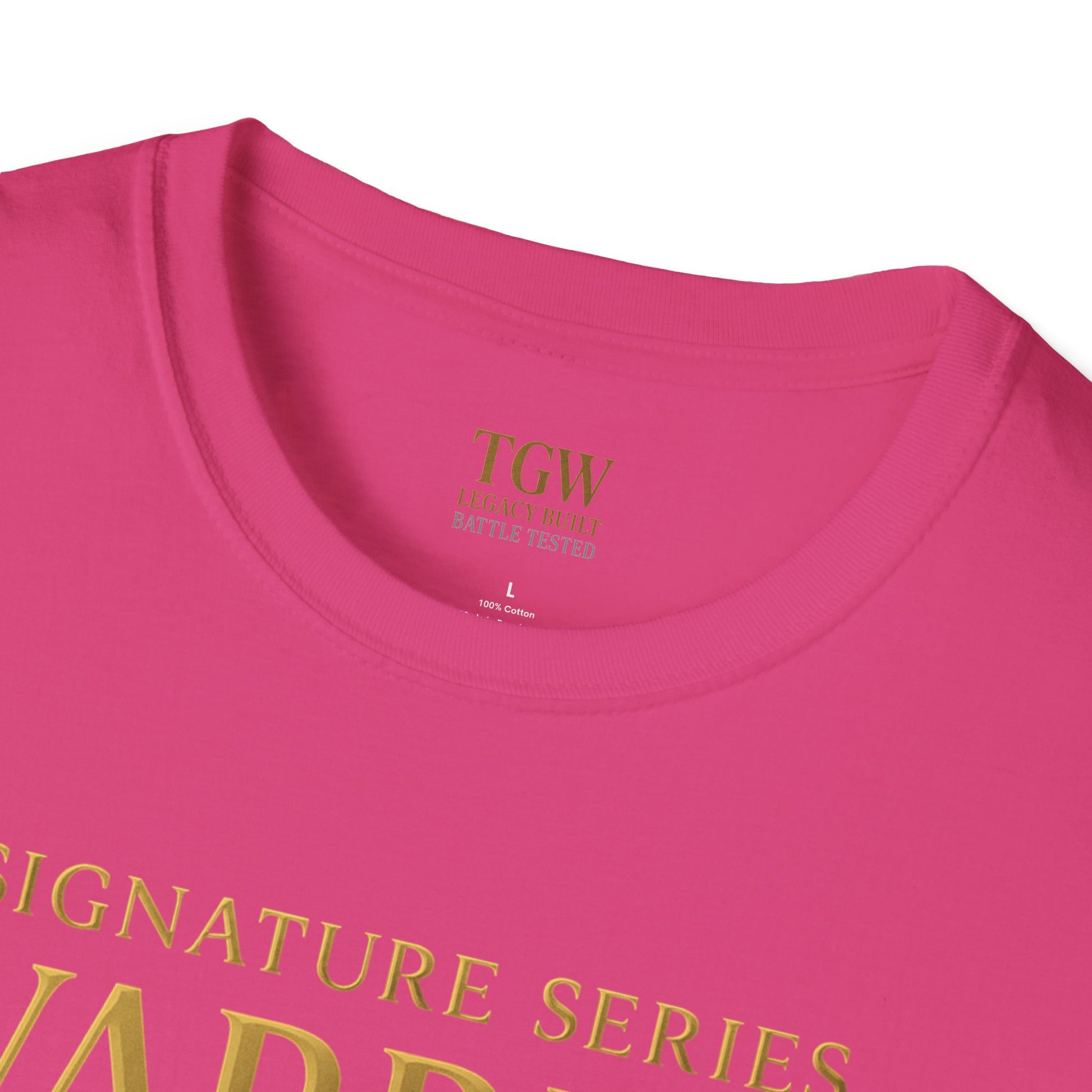 Warrior Gold Unisex Softstyle T-Shirt, Comfortable Tee, Motivational Apparel, Gift for Warriors, Casual Wear, Affirmation Shirt