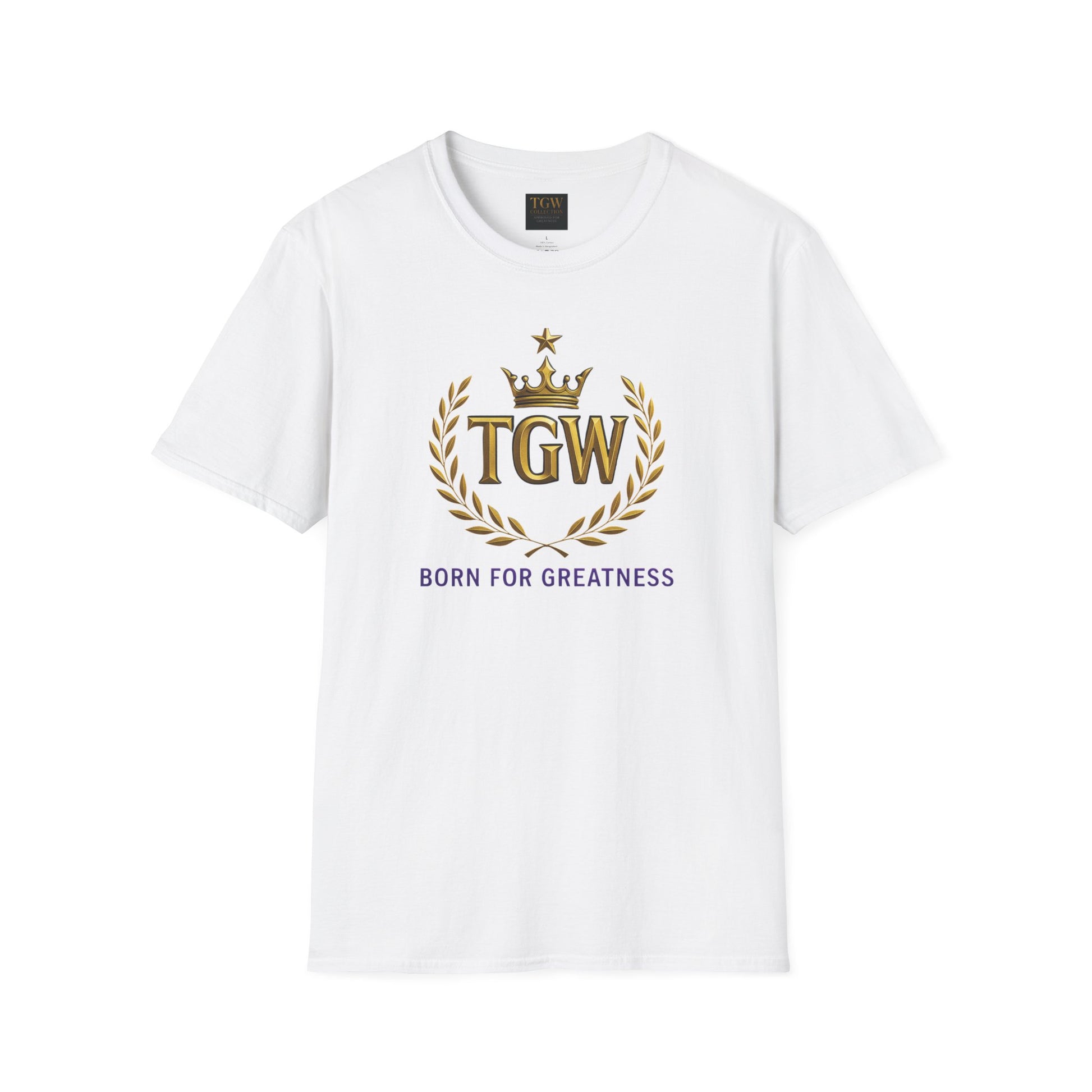 Inspirational T-Shirt - Born for Greatness, Motivational Tee, Gift for Achievers, Casual Wear, Everyday Comfort