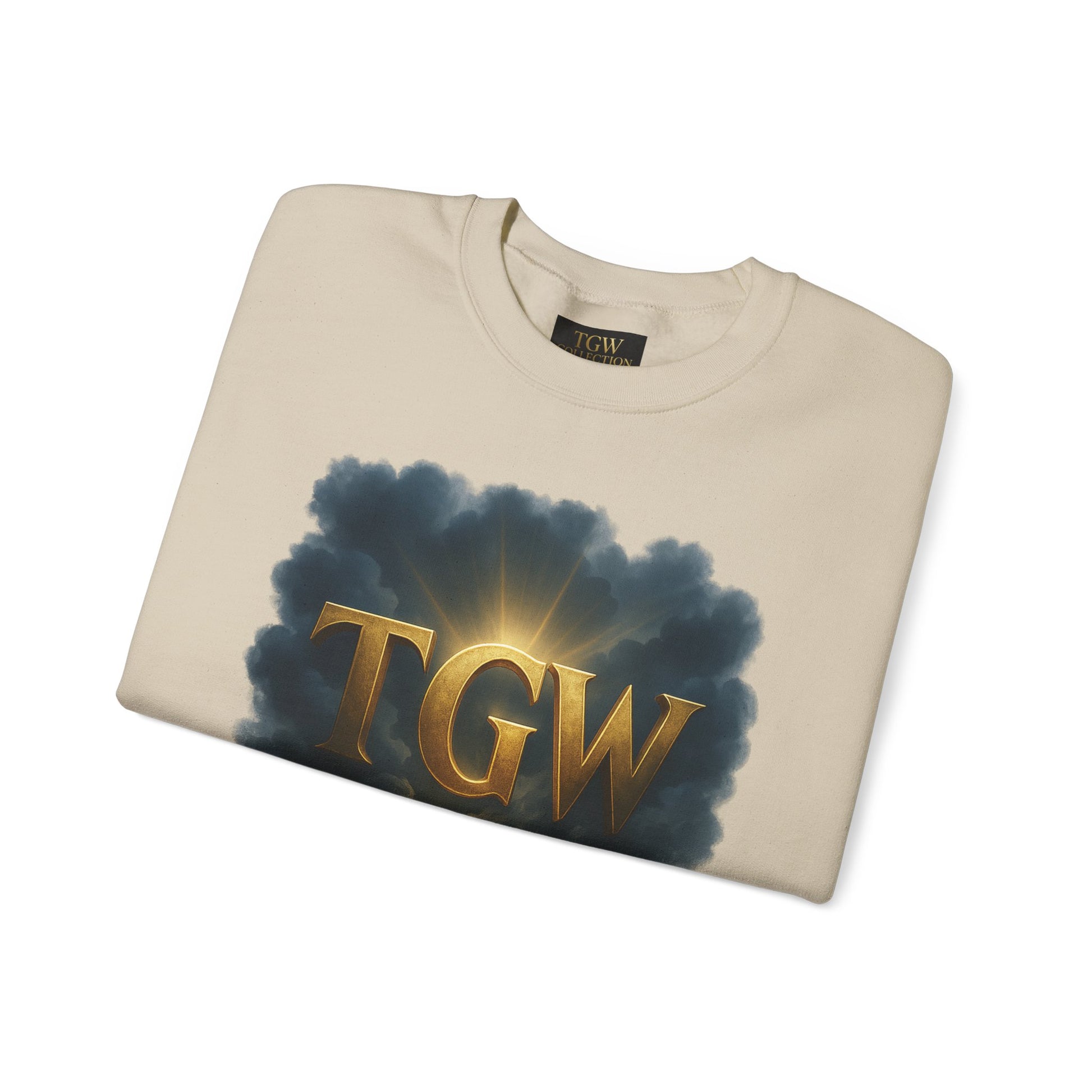 TGW Vintage Crewneck Sweatshirt, Cozy Fashion, Casual Wear, Autumn Layers, Relaxed Style