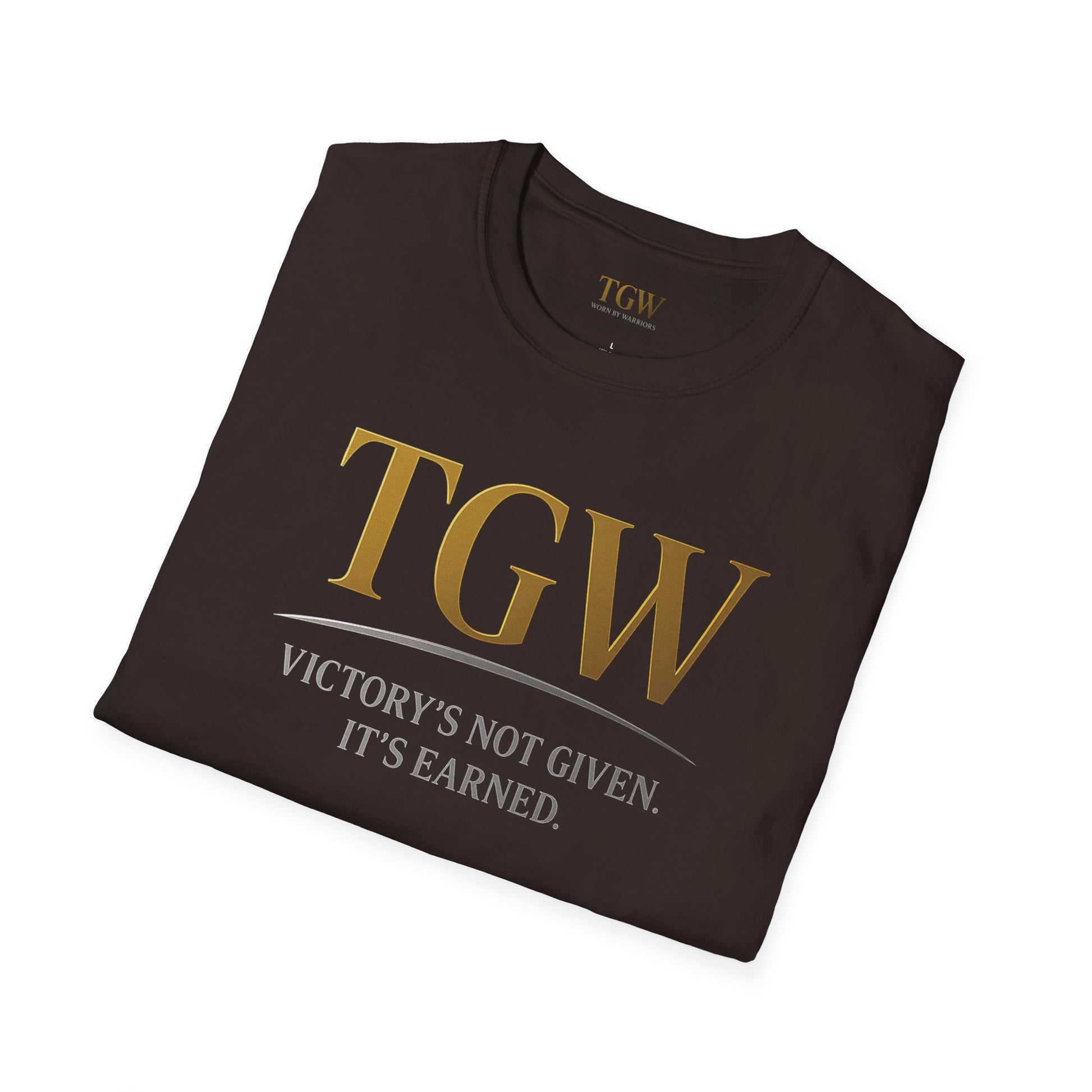 Victory Earned Unisex Softstyle T-Shirt | Motivational Tee, Inspirational Gift, Casual Wear, Empowering Apparel, Everyday Comfort