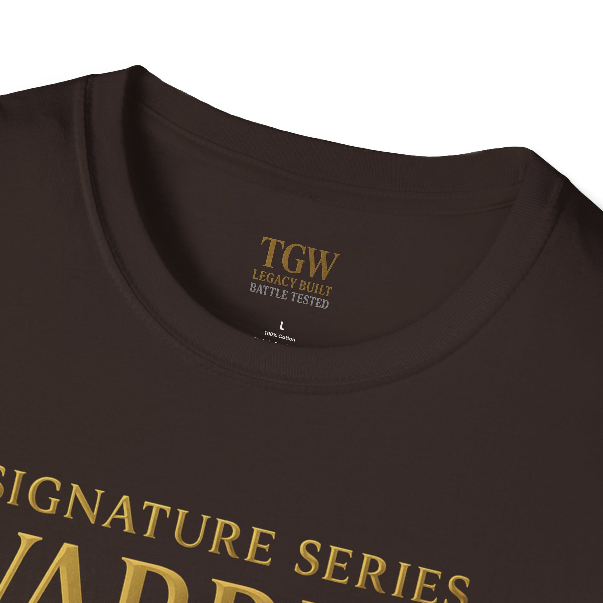 Warrior Gold Unisex Softstyle T-Shirt, Comfortable Tee, Motivational Apparel, Gift for Warriors, Casual Wear, Affirmation Shirt