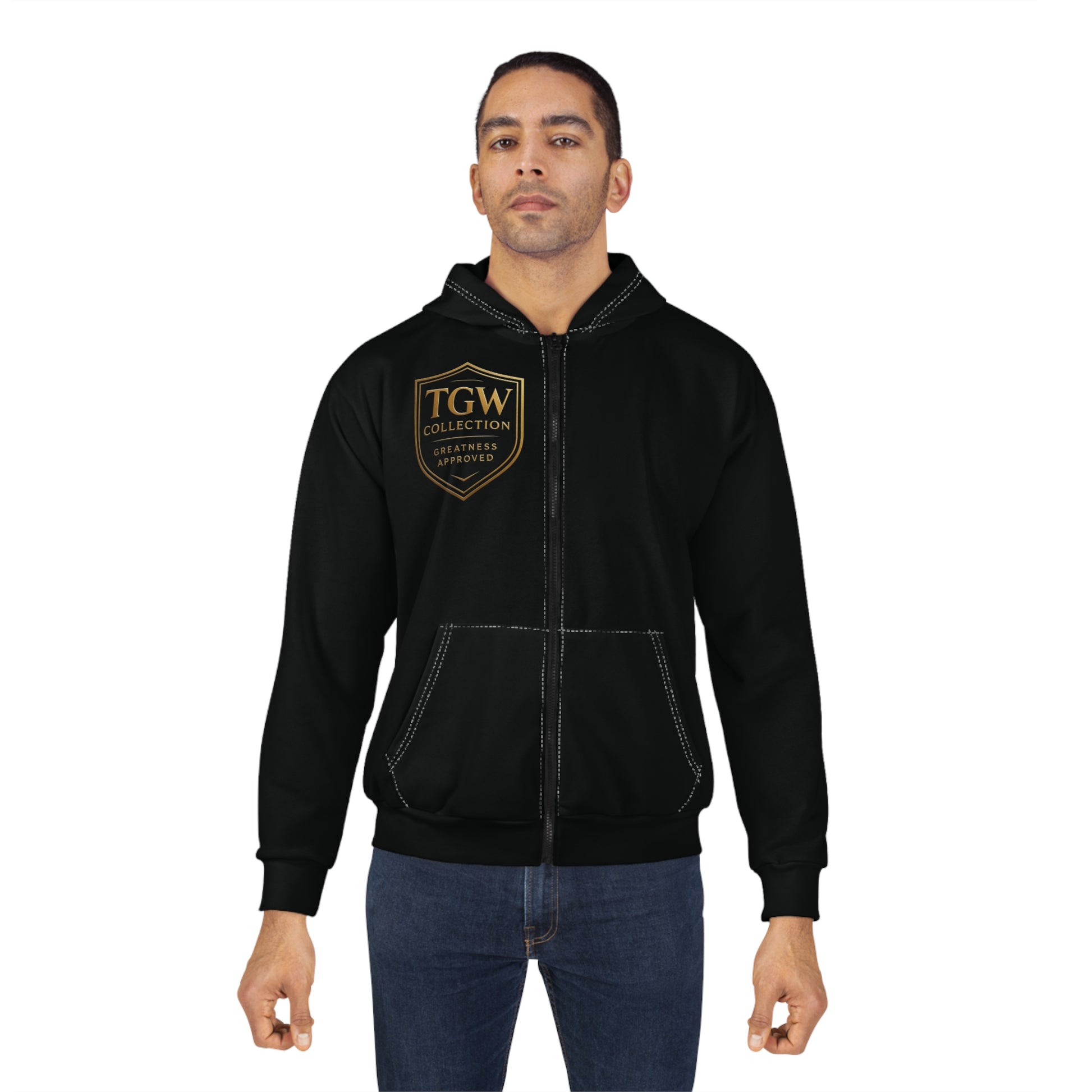 Men Zip Hoodie (AOP)