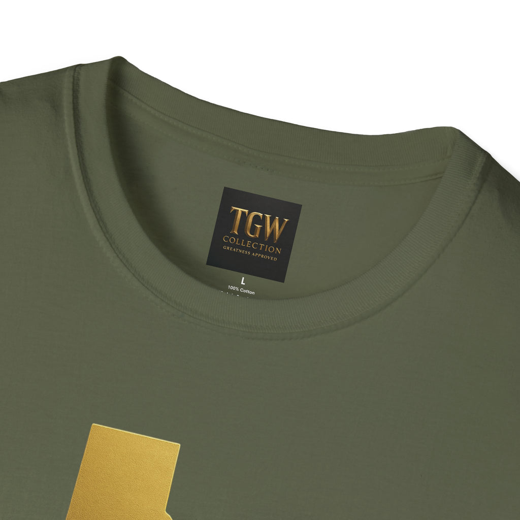 Texas Gold Star TGW T-Shirt — State Outline & Star Logo