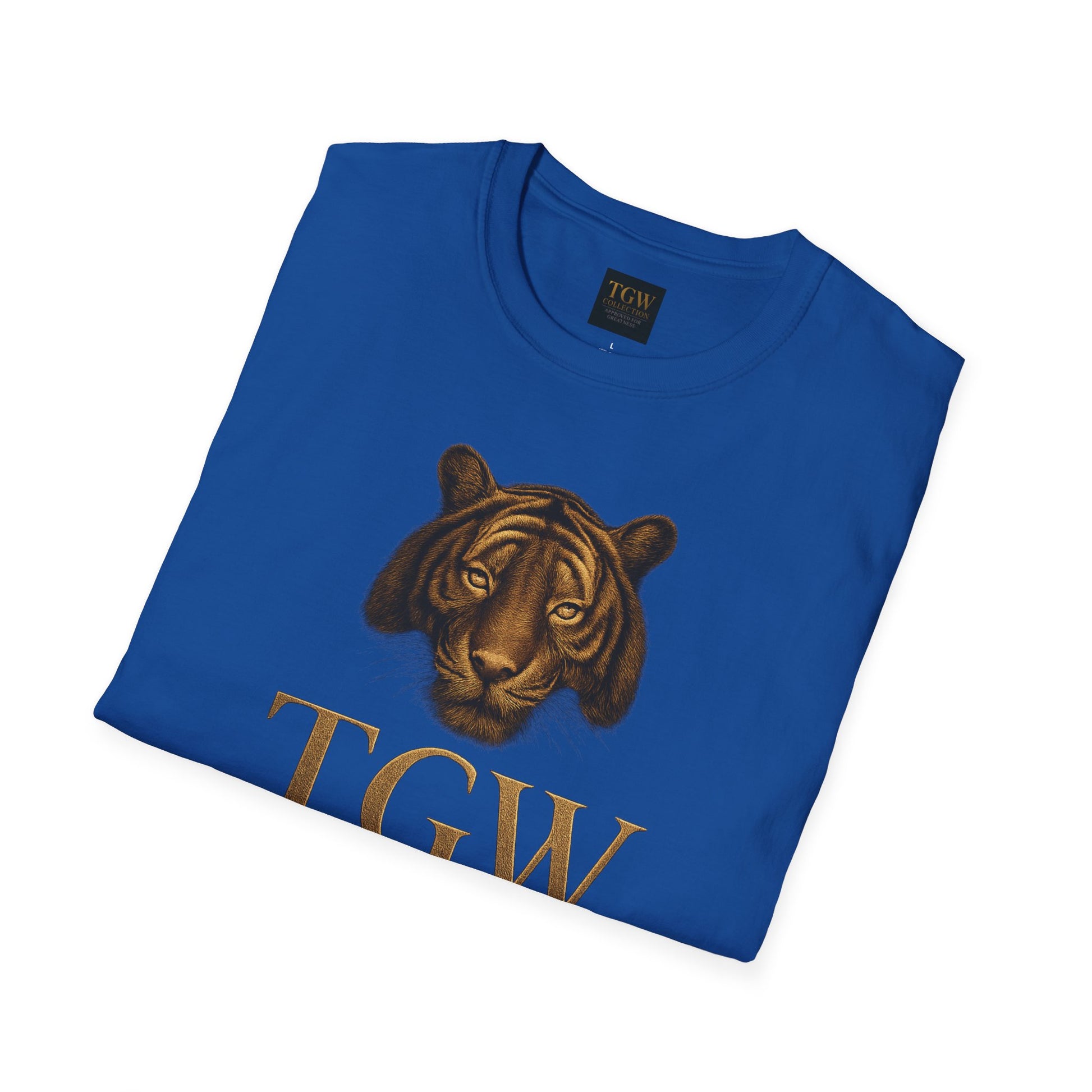 Tiger Head Softstyle T-Shirt | Casual Wear, Wild Animal Tee, Fashion Statement, Unique Design