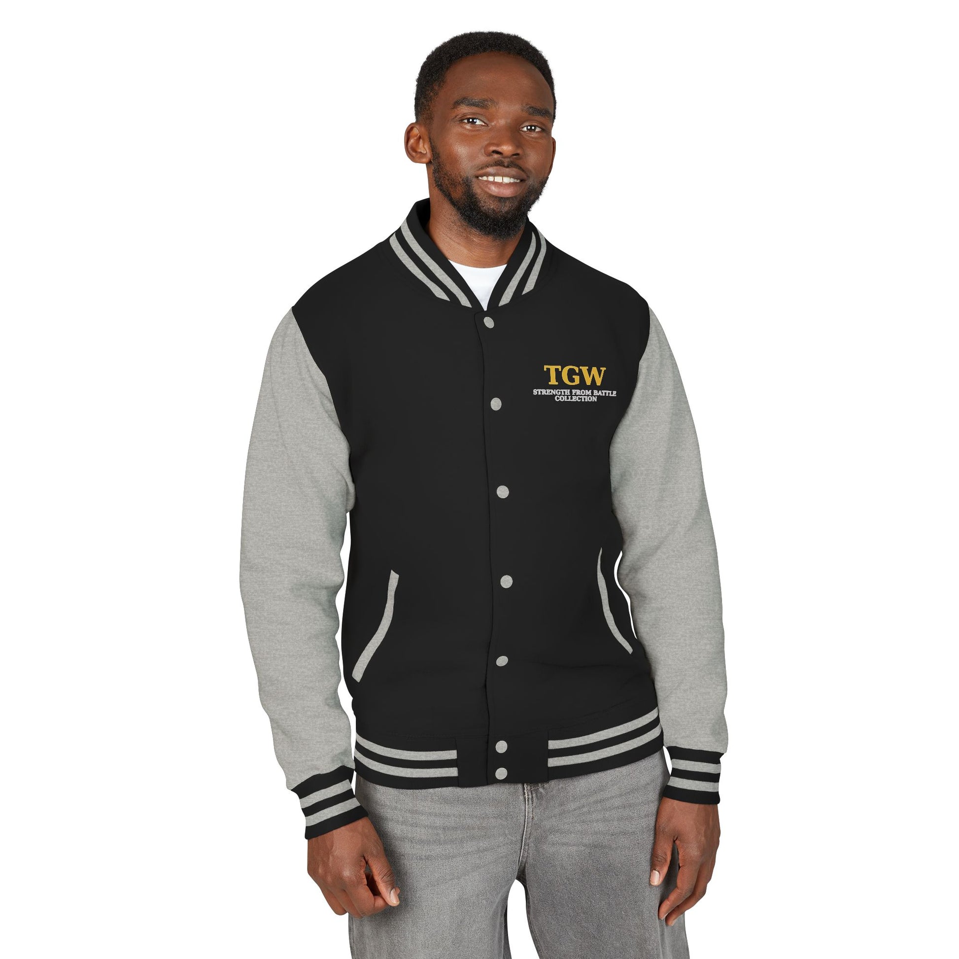 Men Heavyweight Letterman Jacket - Vintage Style Varsity Jacket for Everyday Wear, Sports Events, Graduation, Casual Outings, Team Spirit
