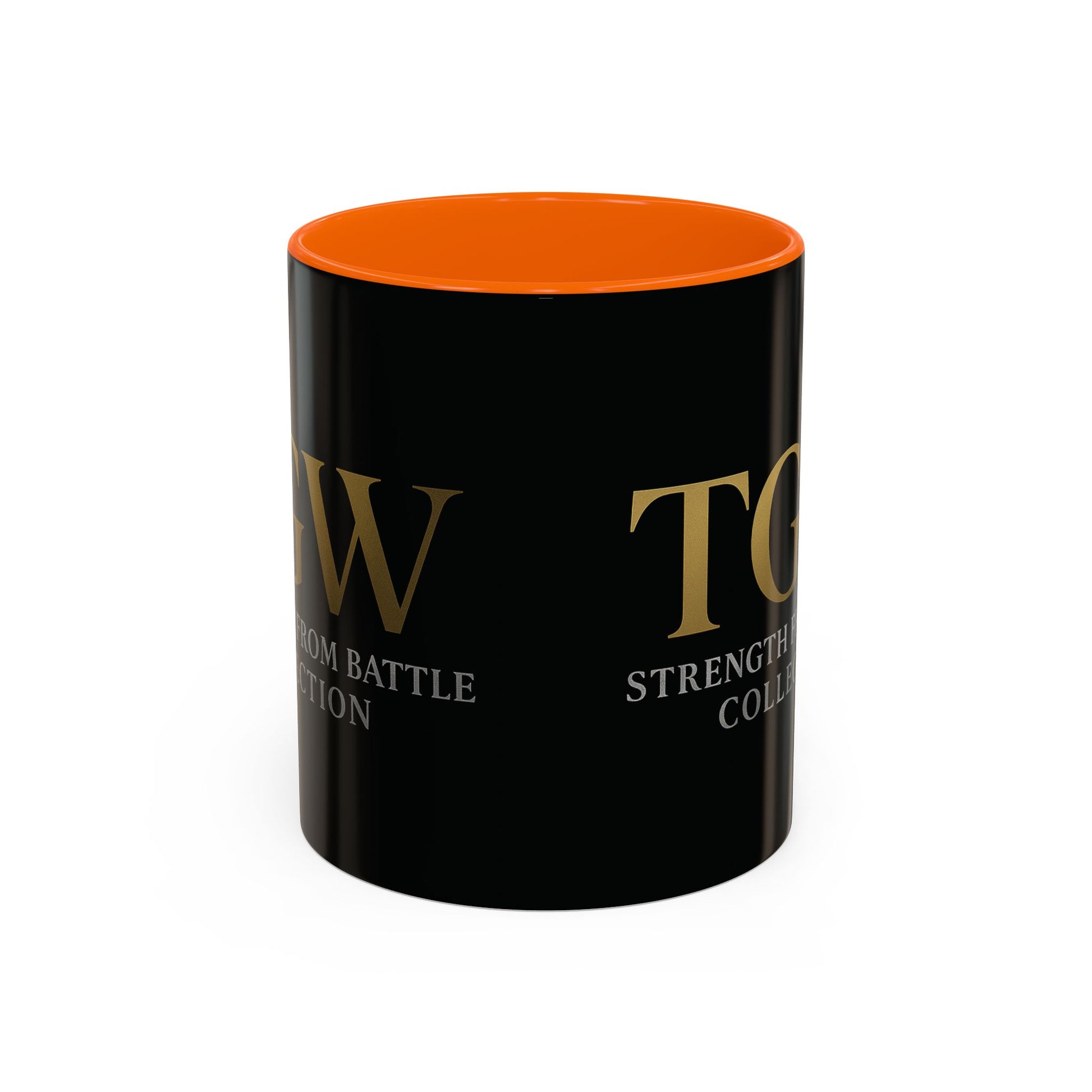 Empowering Accent Coffee Mug - Strength from Battle Collection, Motivational Gift, Coffee Cup, Inspirational Mug, Tea Gift Idea