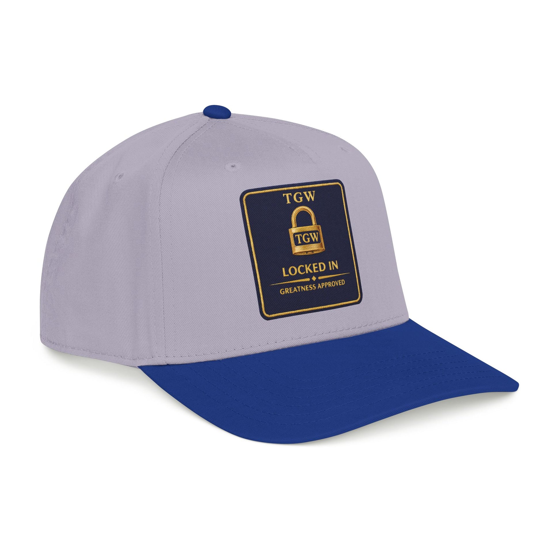 TGW “LOCKED IN” — Greatness Approved   Mid Profile Baseball Cap