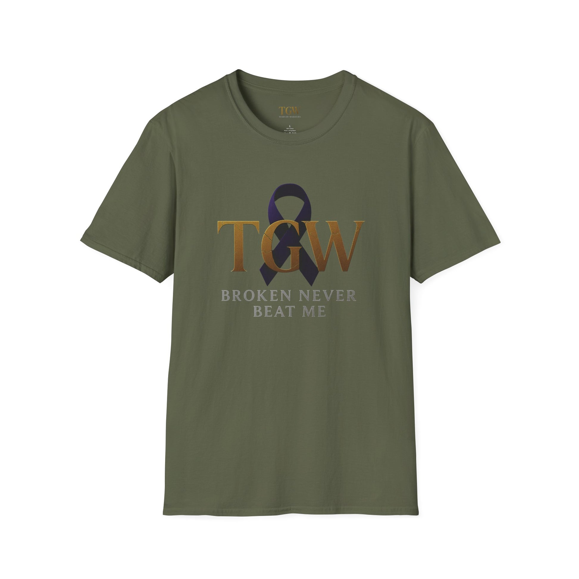 Empowering Unisex Softstyle T-Shirt, Supportive Tee for Awareness, Gift for Cancer Fighters, Casual Wear, Inspirational Shirt