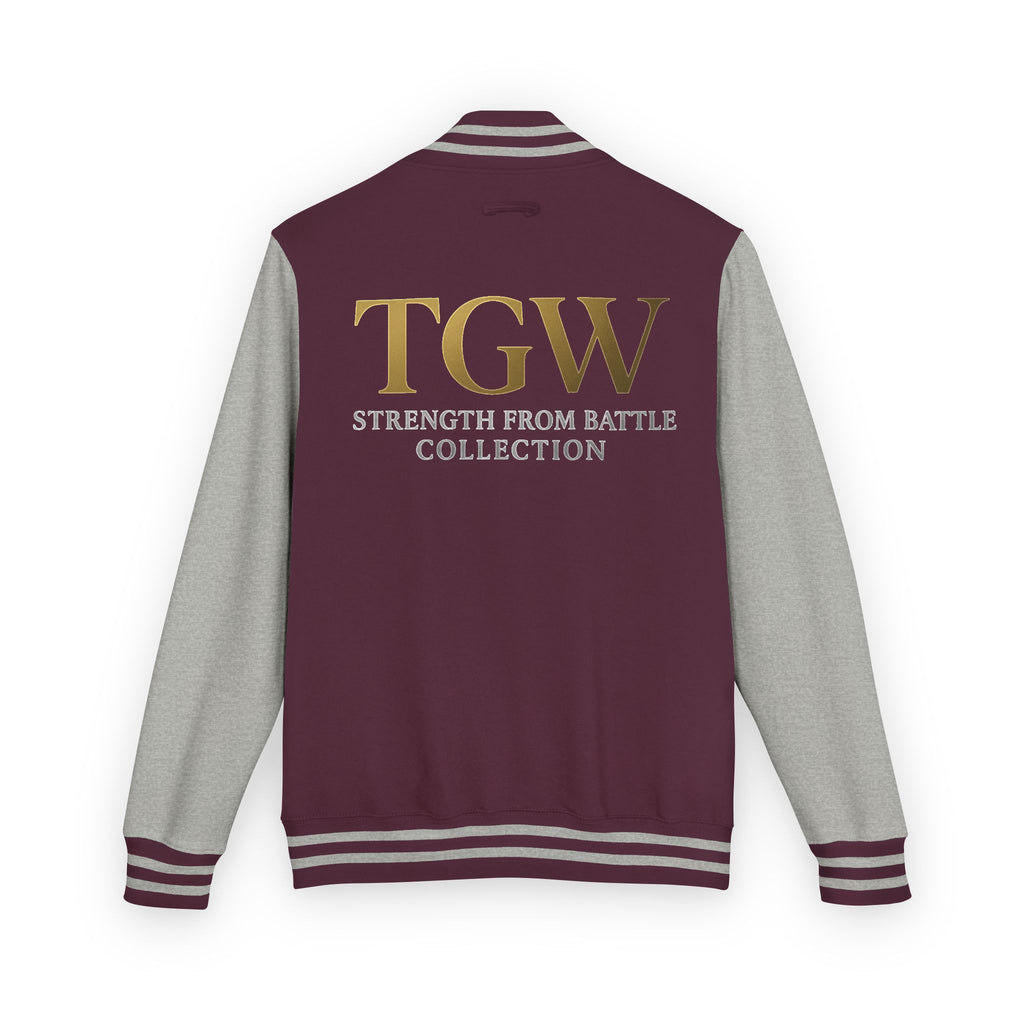 Men Heavyweight Letterman Jacket - Vintage Style Varsity Jacket for Everyday Wear, Sports Events, Graduation, Casual Outings, Team Spirit