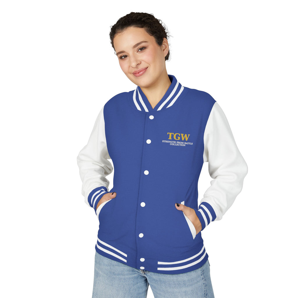 Women Heavyweight Letterman Jacket - Vintage Style Varsity Jacket for Everyday Wear, Sports Events, Graduation, Casual Outings, Team Spirit