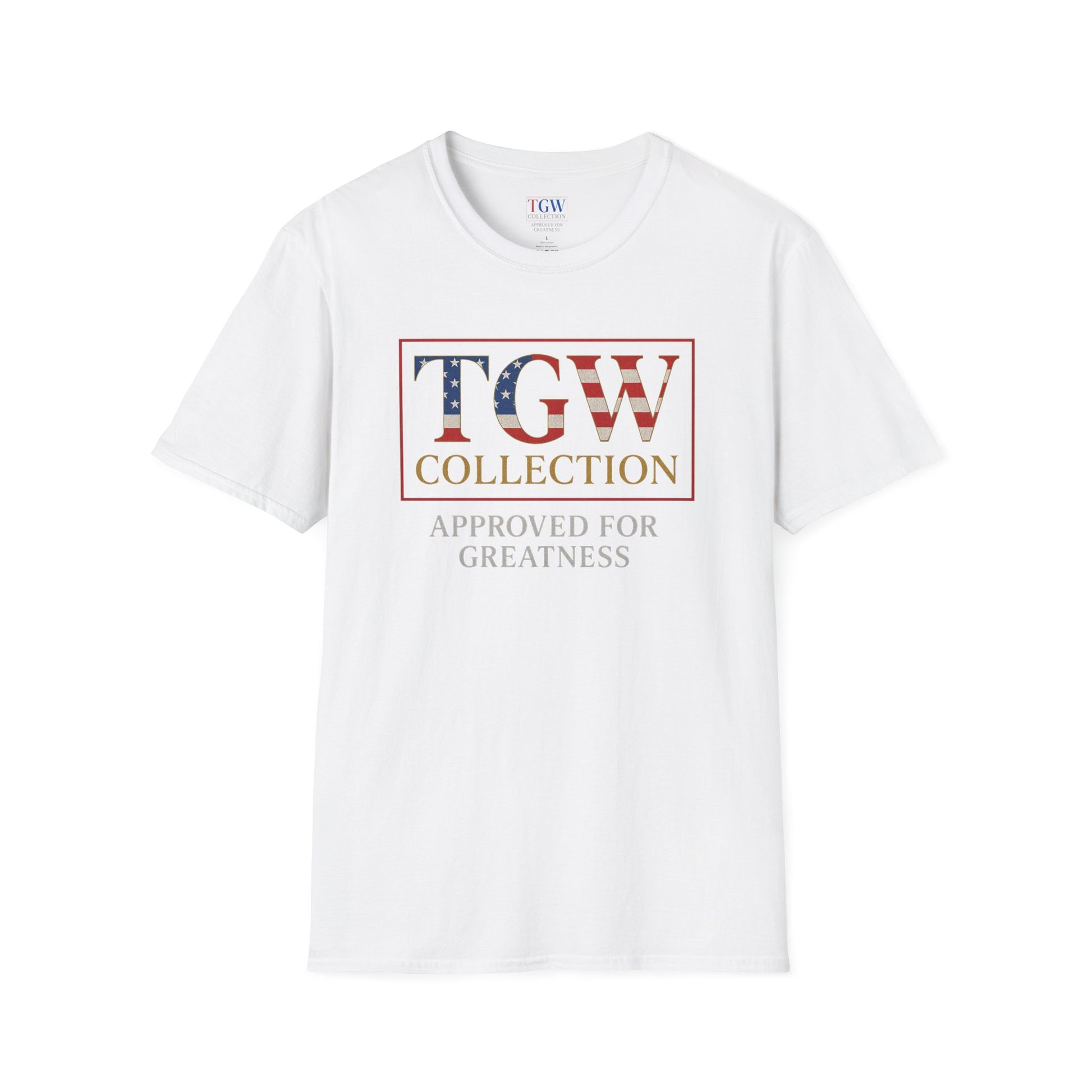 Soft style T-Shirt: TGW Collection, Approved for Greatness - Comfortable Apparel for Everyday, Gifts for Friends, USA Pride