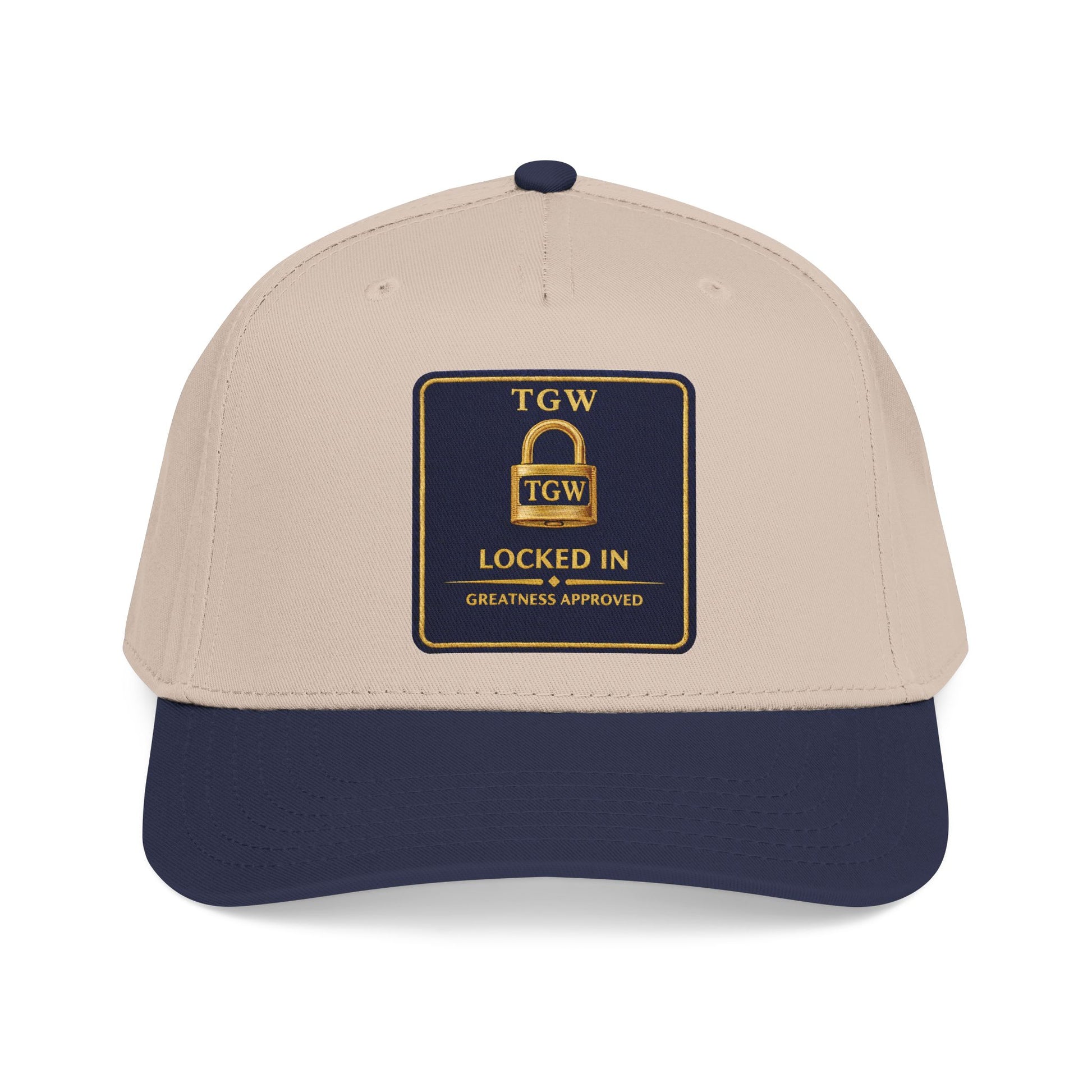 TGW “LOCKED IN” — Greatness Approved   Mid Profile Baseball Cap