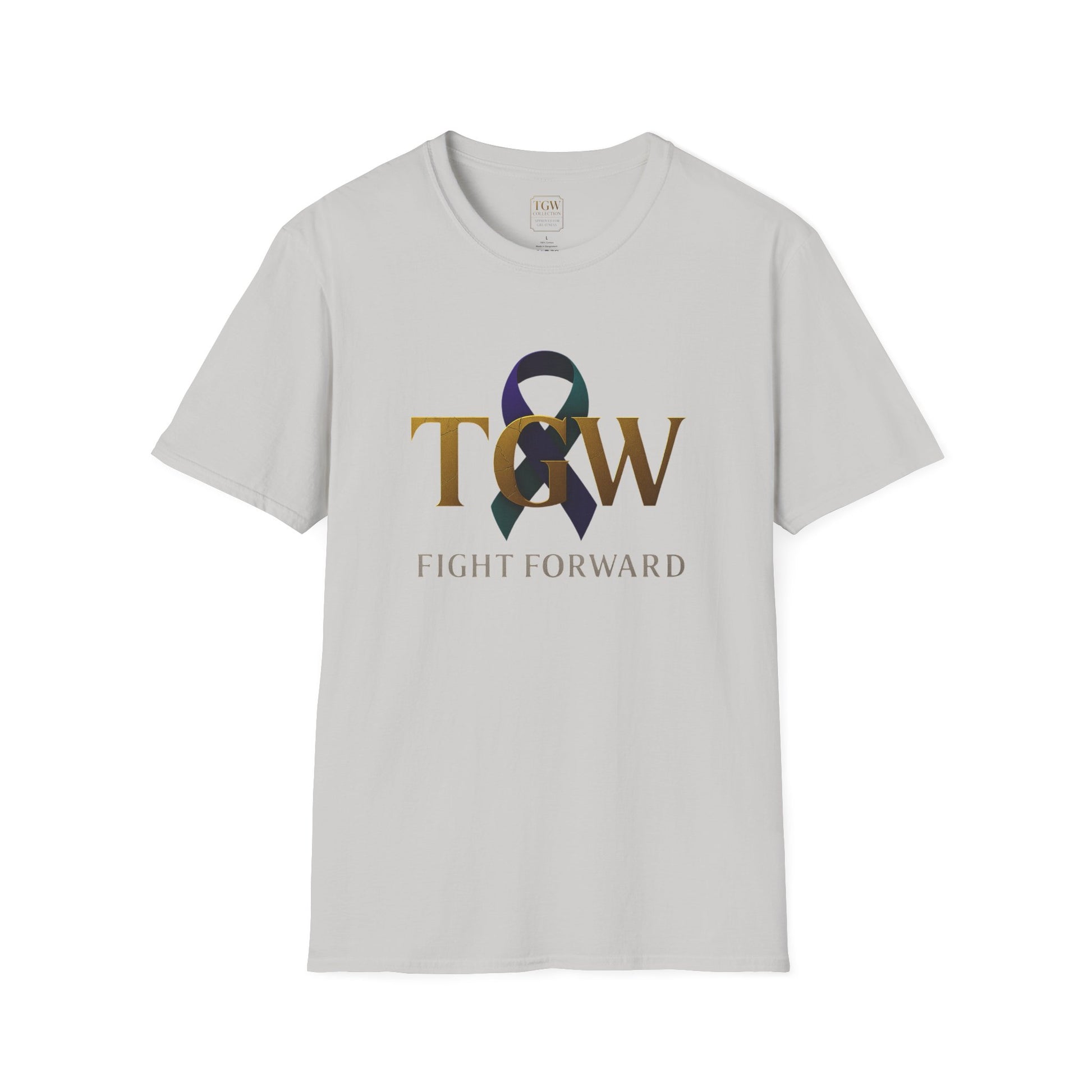 Inspirational T-Shirt, Fight Forward Awareness Tee, Supportive Gift, Casual Wear, Motivational Apparel