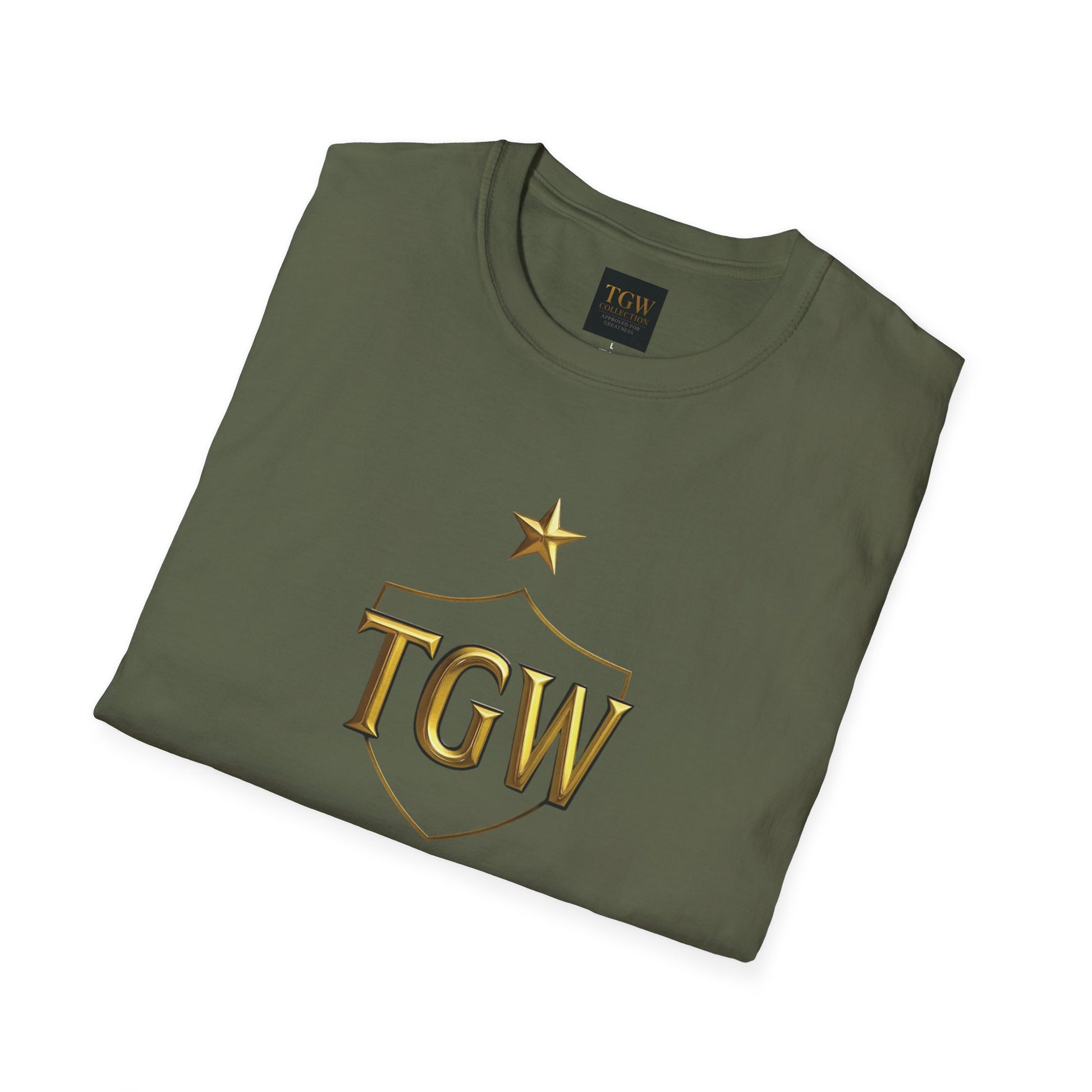 Softstyle T-Shirt - TGW 'Born for Greatness' Tee, Motivational Gift, Casual Wear, Inspirational Apparel, Achievement