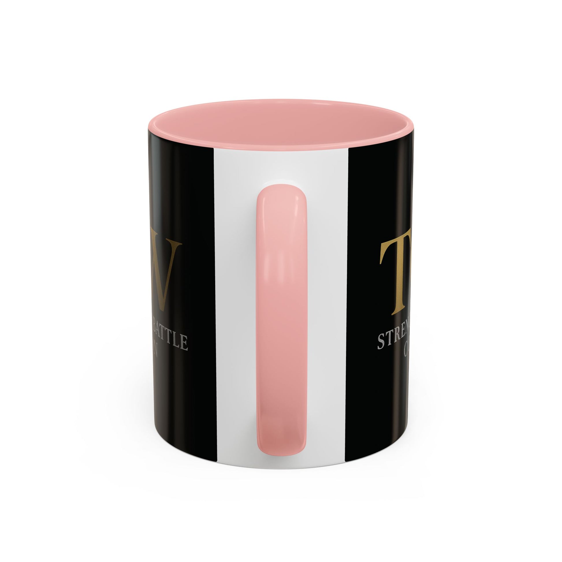 Empowering Accent Coffee Mug - Strength from Battle Collection, Motivational Gift, Coffee Cup, Inspirational Mug, Tea Gift Idea
