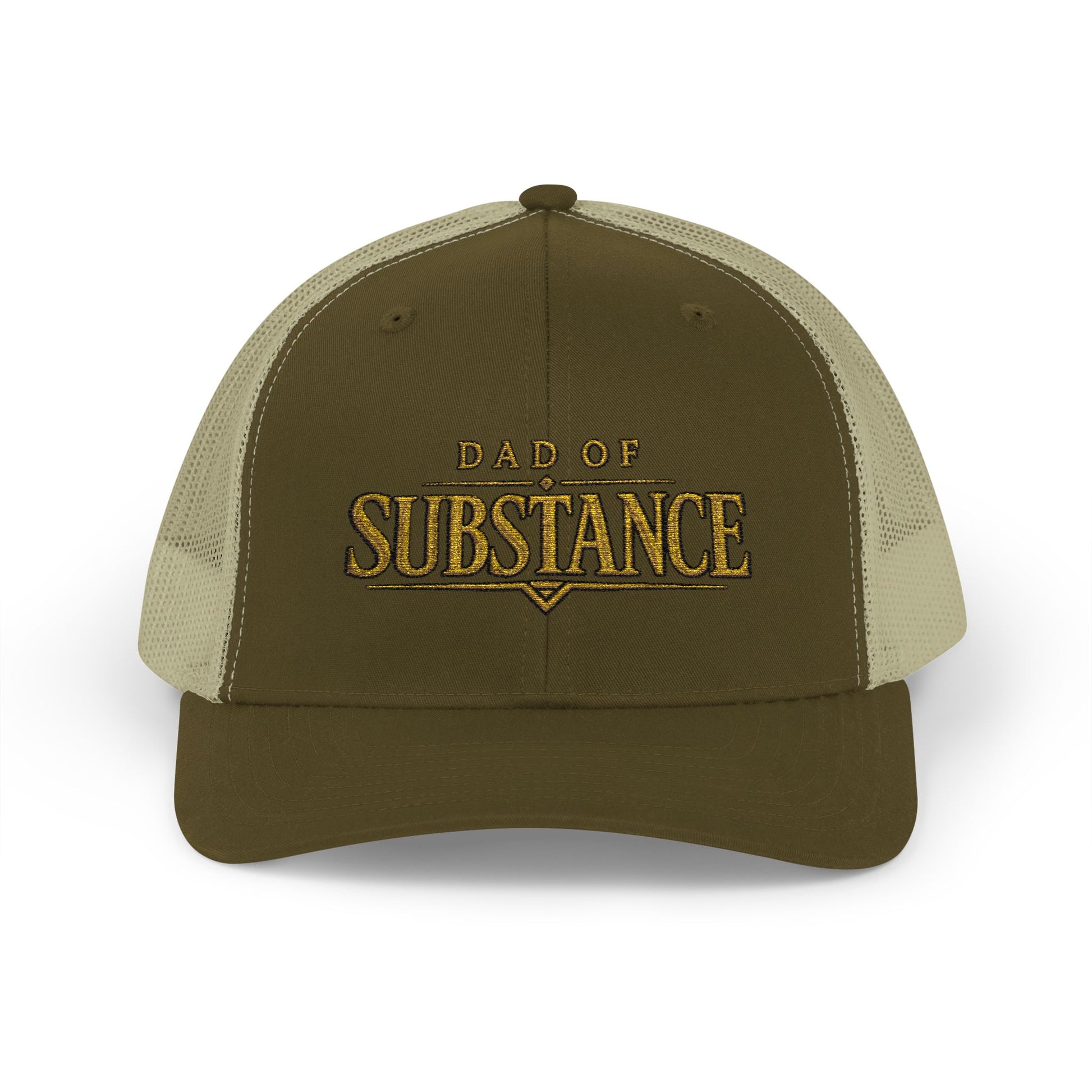 TGW COLLECTION TM - Dad of Substance Snapback Trucker Cap