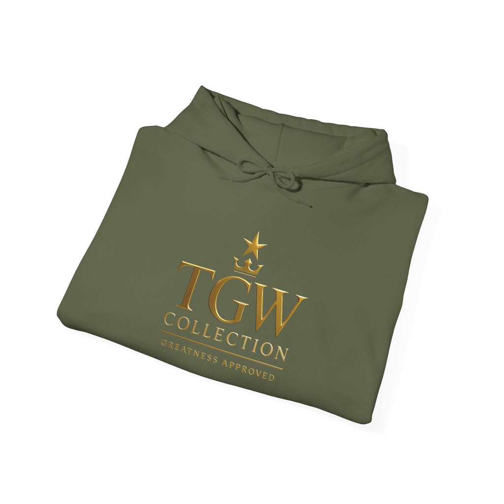 TGW Collection Hooded Sweatshirt: Mindset Over Everything, Style, Cozy Fashion, Gift Idea, Casual, Street-wear