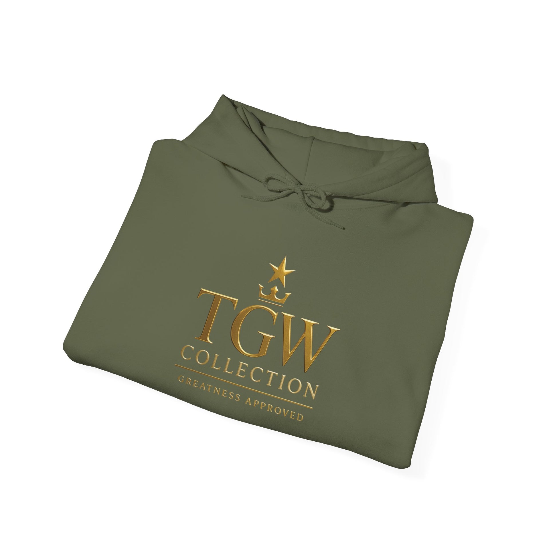 TGW Collection Hooded Sweatshirt: Mindset Over Everything, Style, Cozy Fashion, Gift Idea, Casual, Street-wear