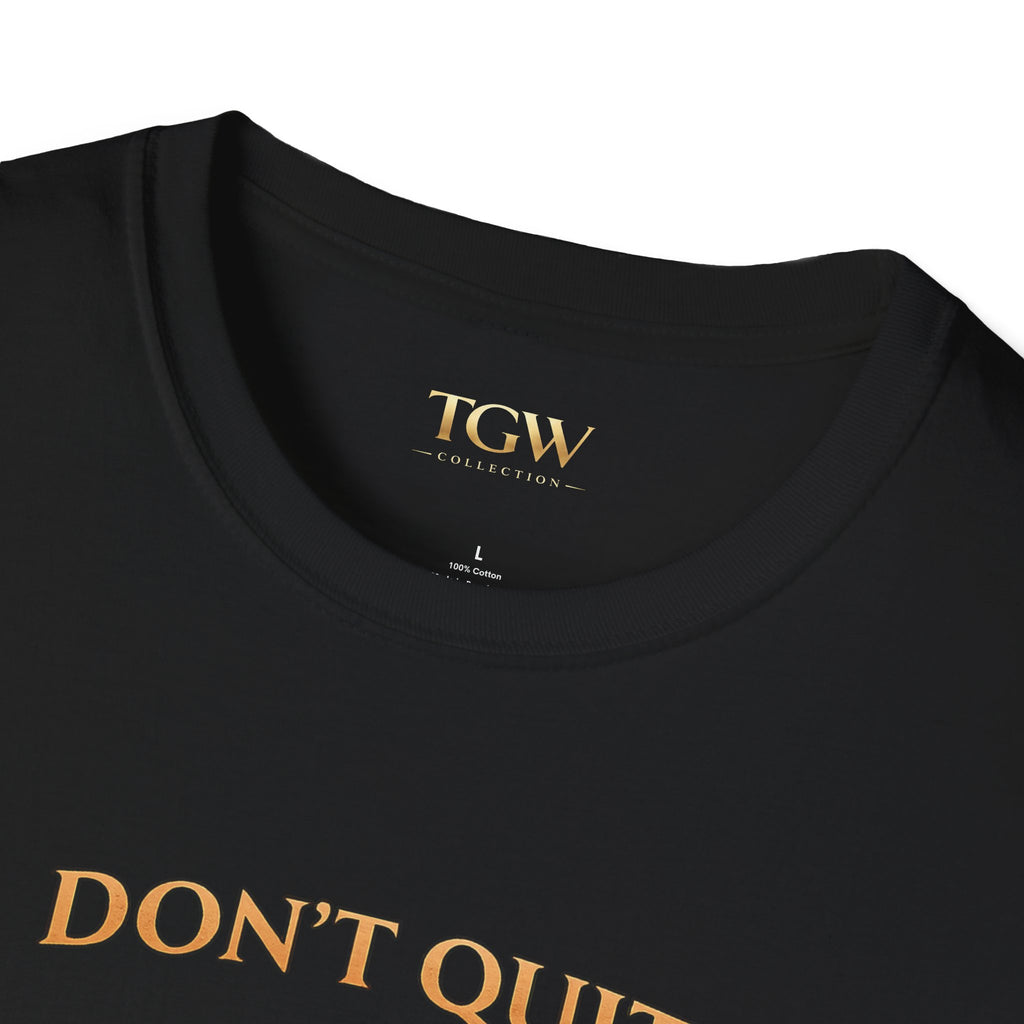 TGW Collection Plum & Gold Boxing Gloves Softstyle T-Shirt