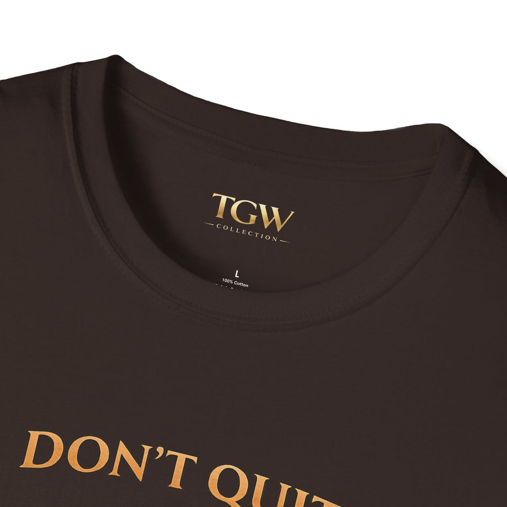TGW Collection Plum & Gold Boxing Gloves Softstyle T-Shirt