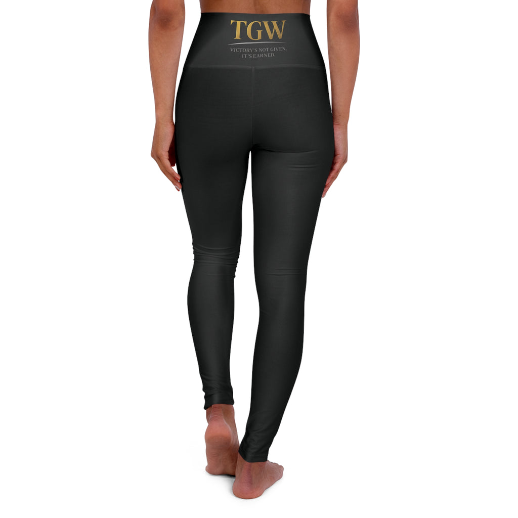 Empowering High Waisted Yoga Leggings, Fitness Apparel, Active wear for Women, Workout Leggings, Stylish Gym Pants