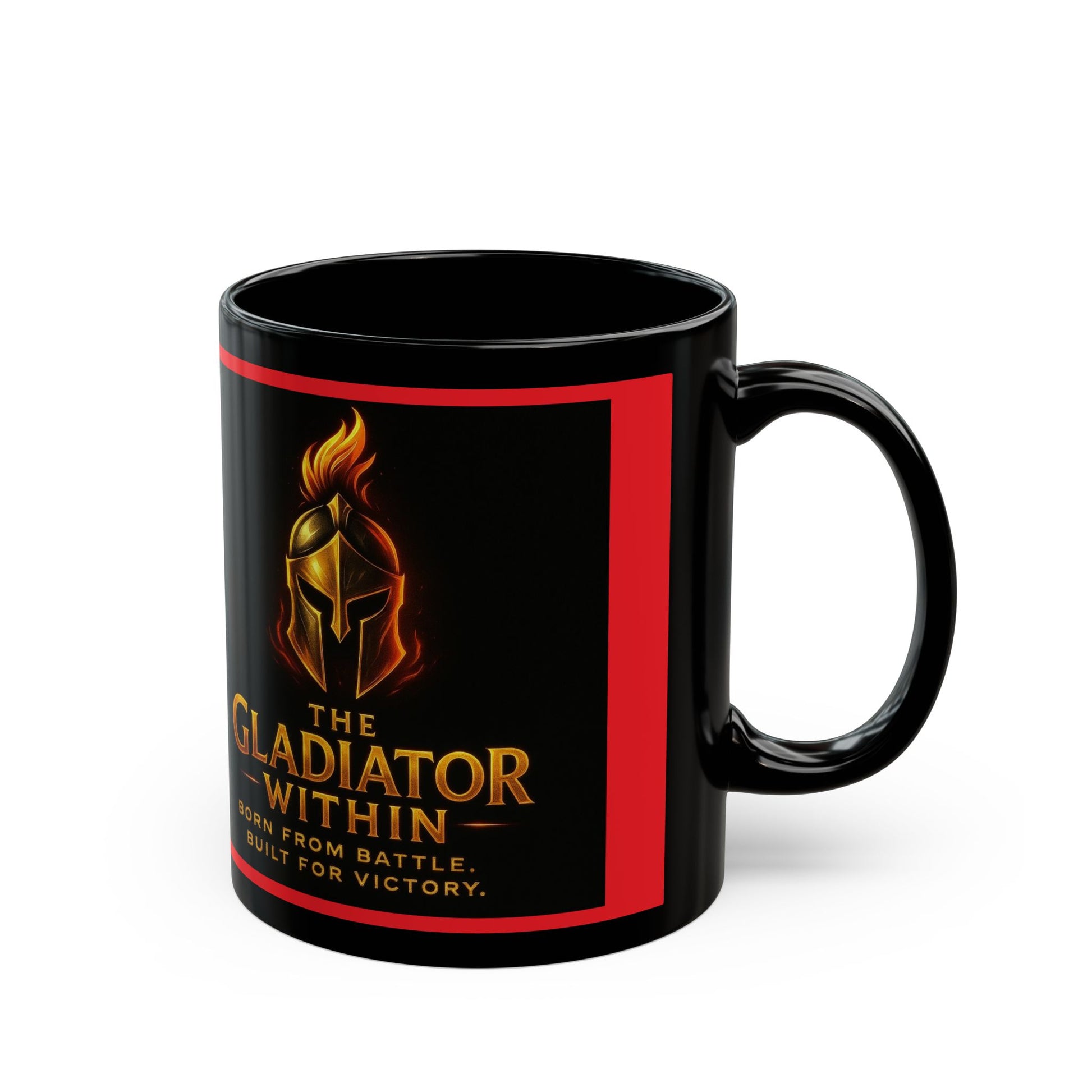 Empowering Gladiator Mug | Motivational Coffee Cup, Gift for Warriors, Fitness Inspiration, Home Office Decor, Gym Drinkware